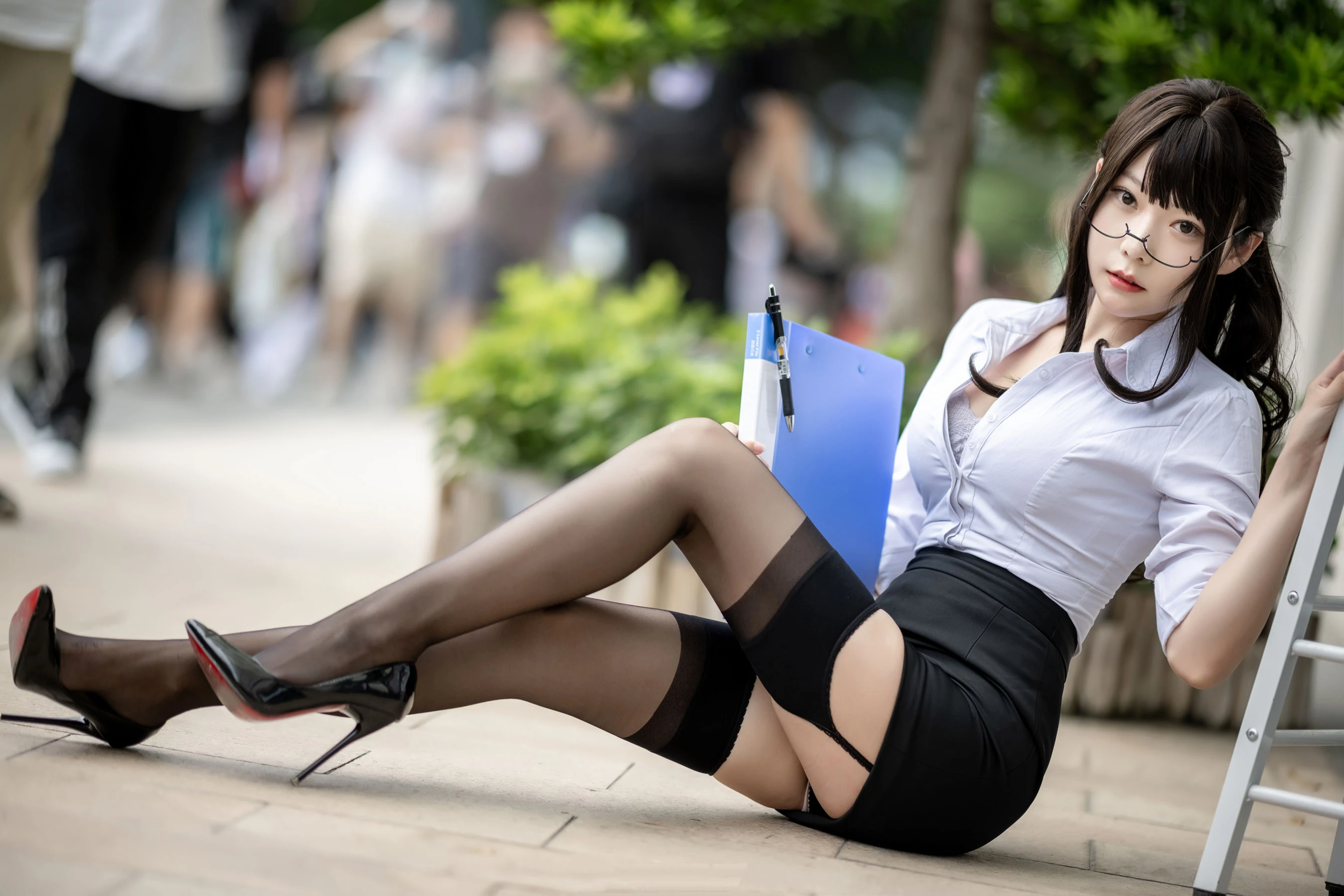 [仙女]曹心怡街拍大圖大片珍藏：曹心怡優雅演繹身材完美魅力凸顯寫真藝術 - 22