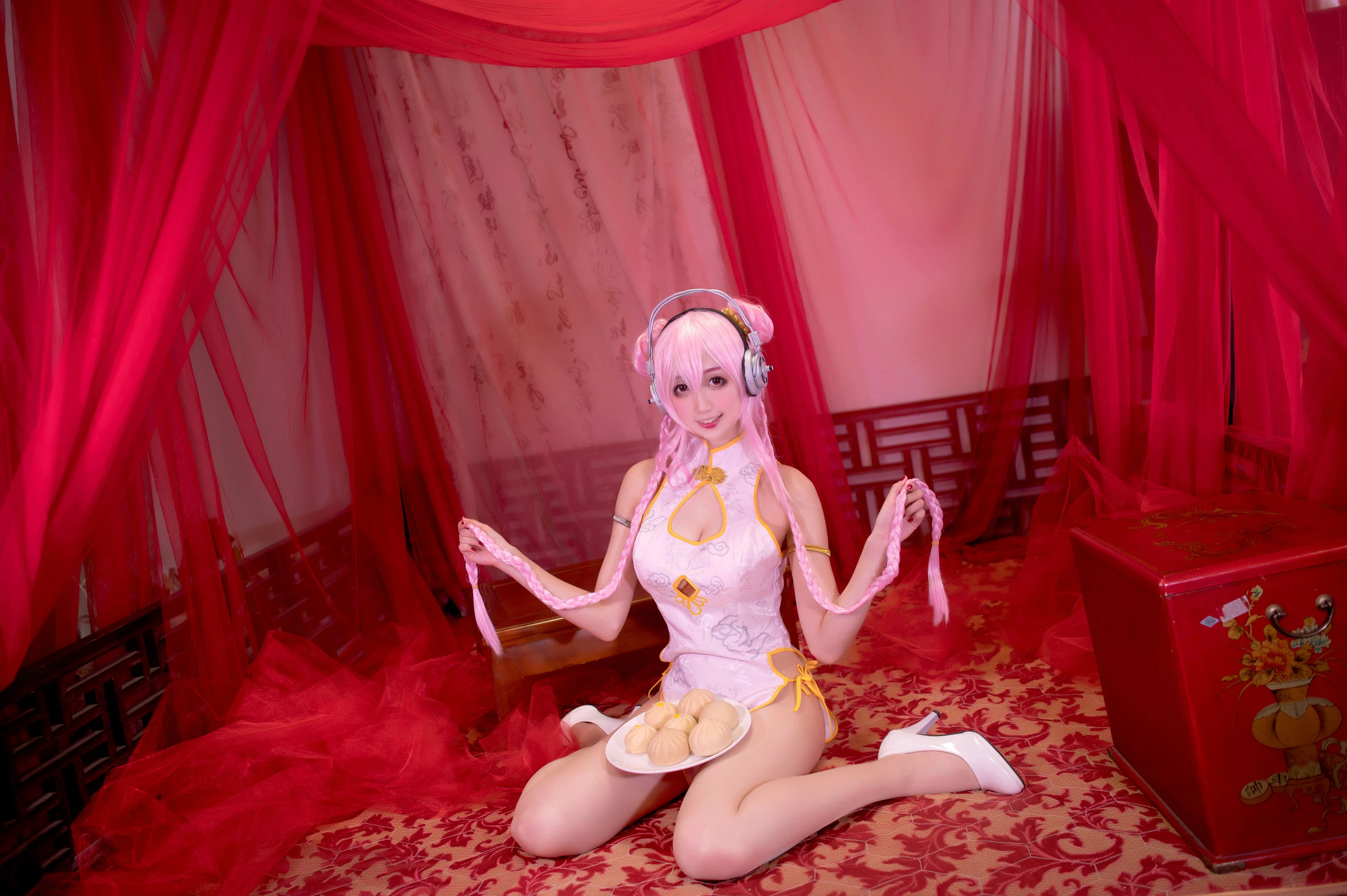 [正妹]唐雨萱唐雨萱私藏大圖攝影：攝影棚性感韻味凸顯曲線寫真合集 - 9
