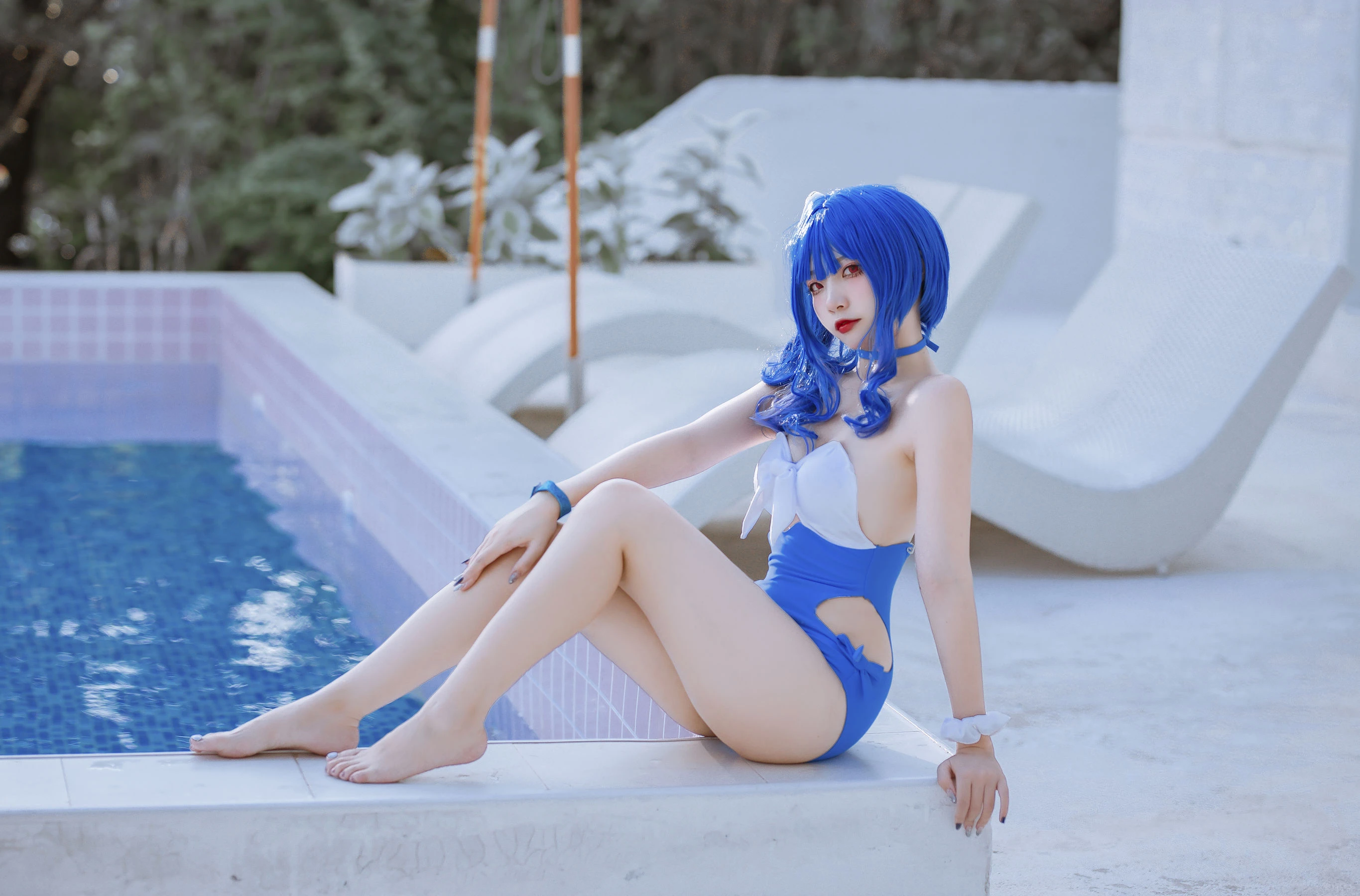 [名模]黃莉婷超清藝術作品：寫真館攝影性感演繹黃莉婷美腿曲線氣質綻放寫真集 - 13