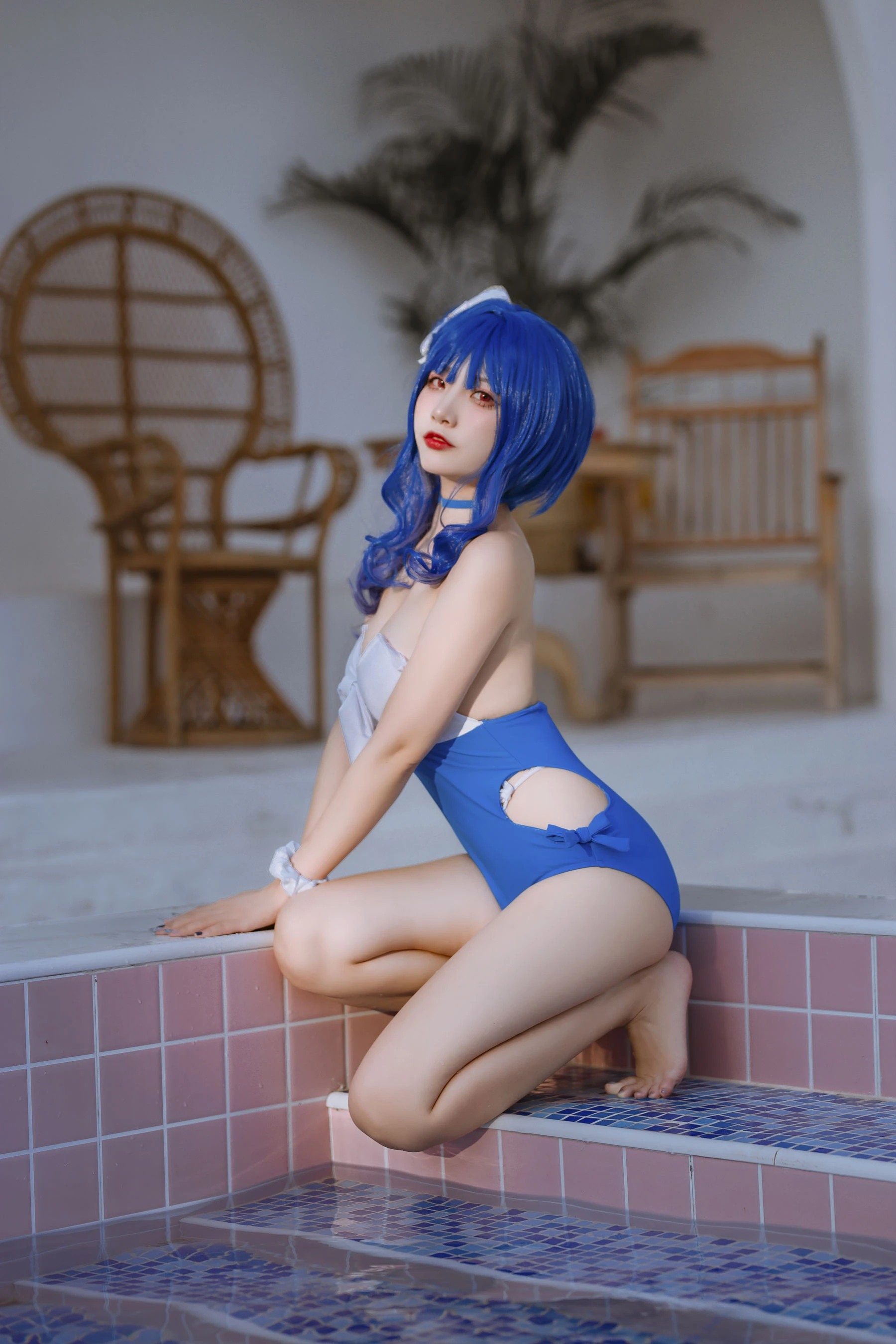 [名模]黃莉婷超清藝術作品：寫真館攝影性感演繹黃莉婷美腿曲線氣質綻放寫真集 - 19