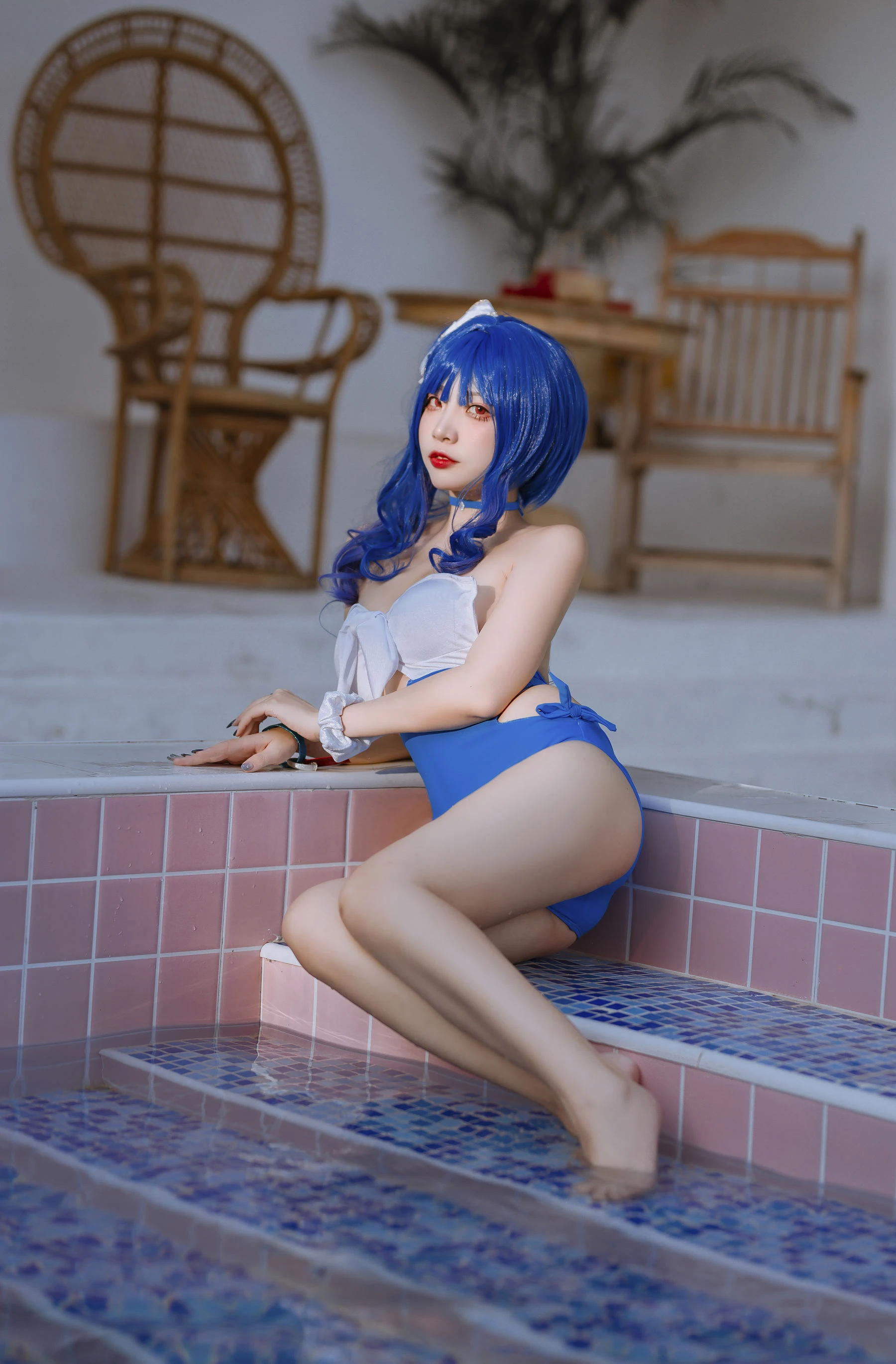 [名模]黃莉婷超清藝術作品：寫真館攝影性感演繹黃莉婷美腿曲線氣質綻放寫真集 - 22