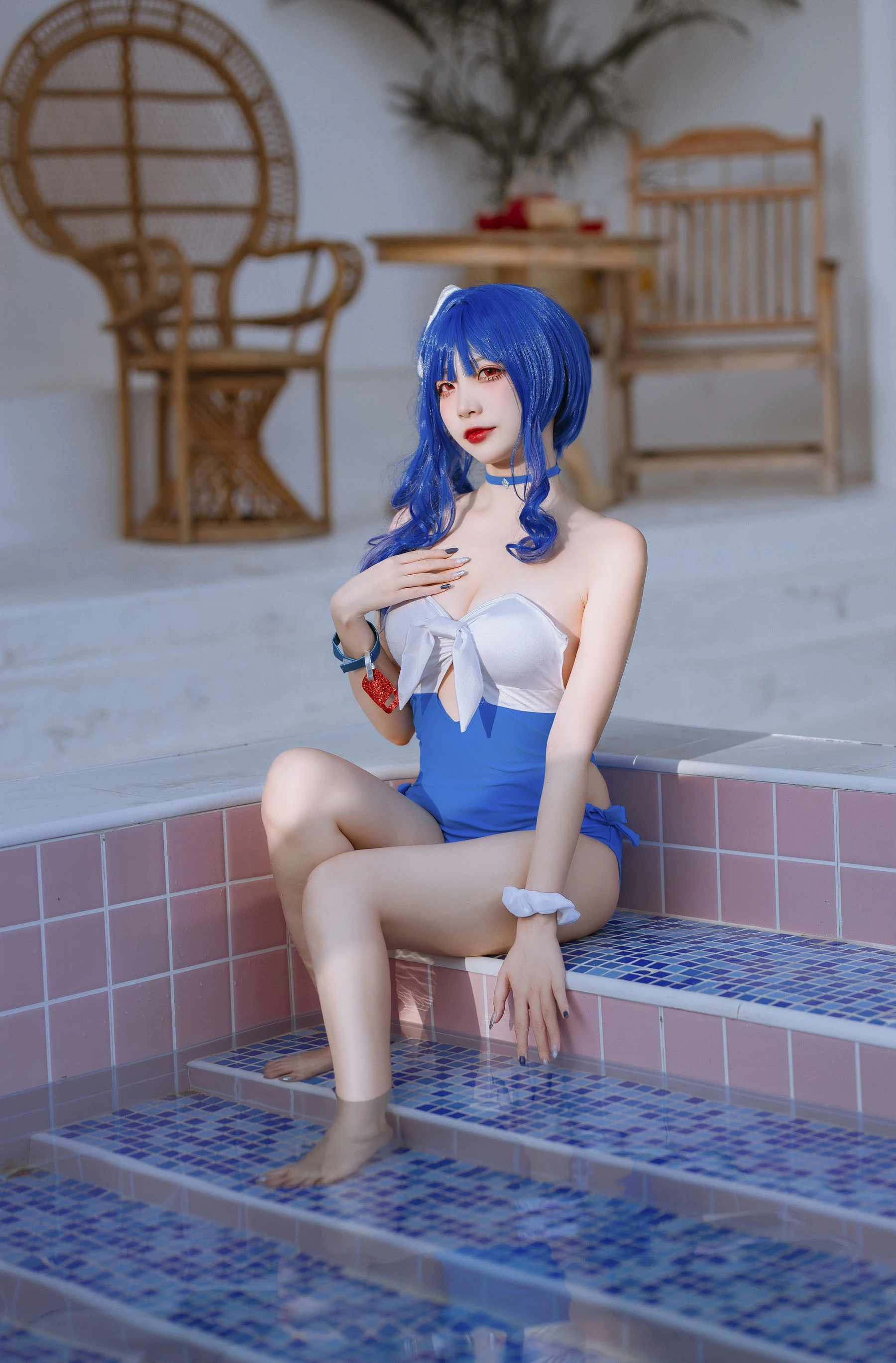 [名模]黃莉婷超清藝術作品：寫真館攝影性感演繹黃莉婷美腿曲線氣質綻放寫真集 - 25