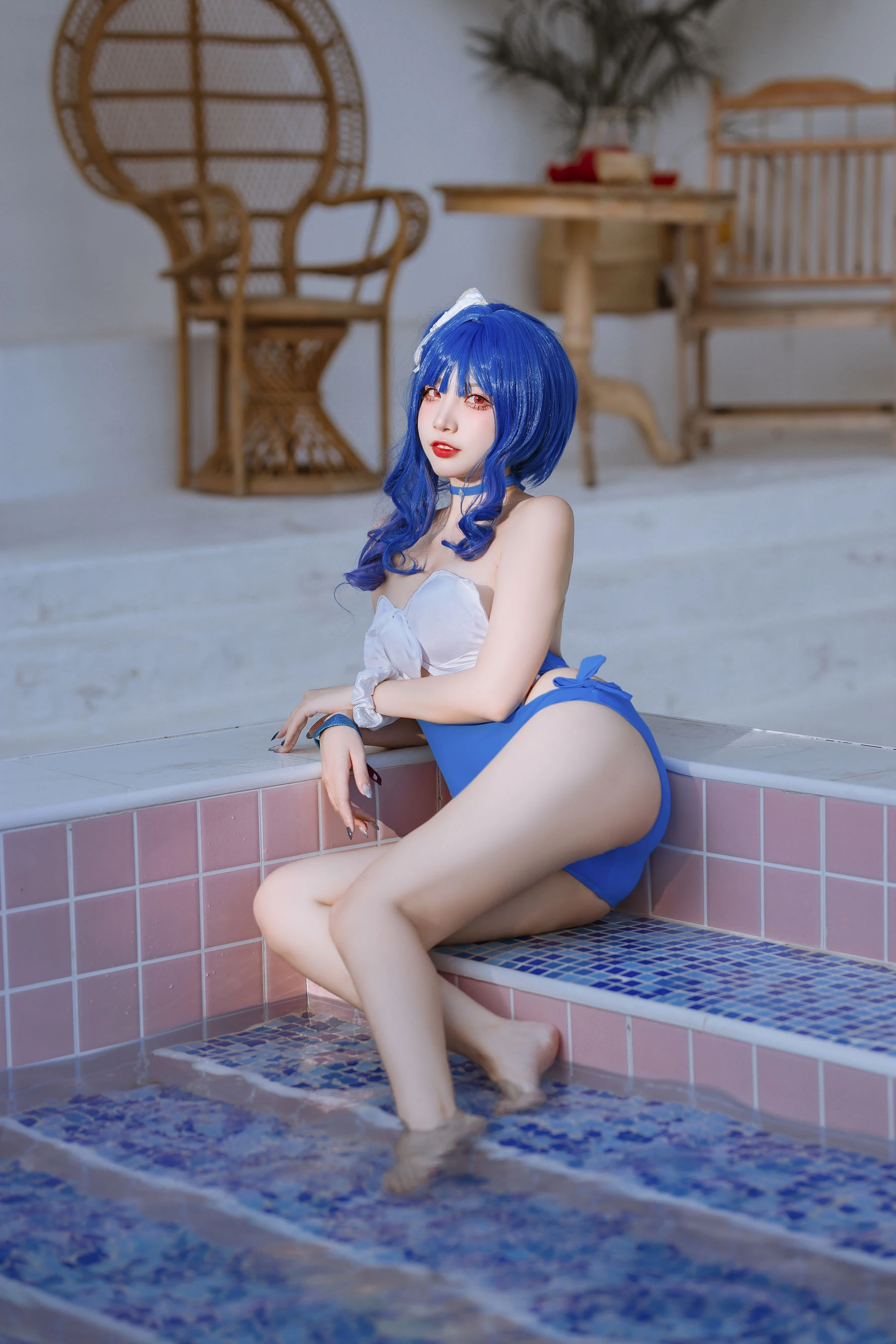 [名模]黃莉婷超清藝術作品：寫真館攝影性感演繹黃莉婷美腿曲線氣質綻放寫真集 - 26