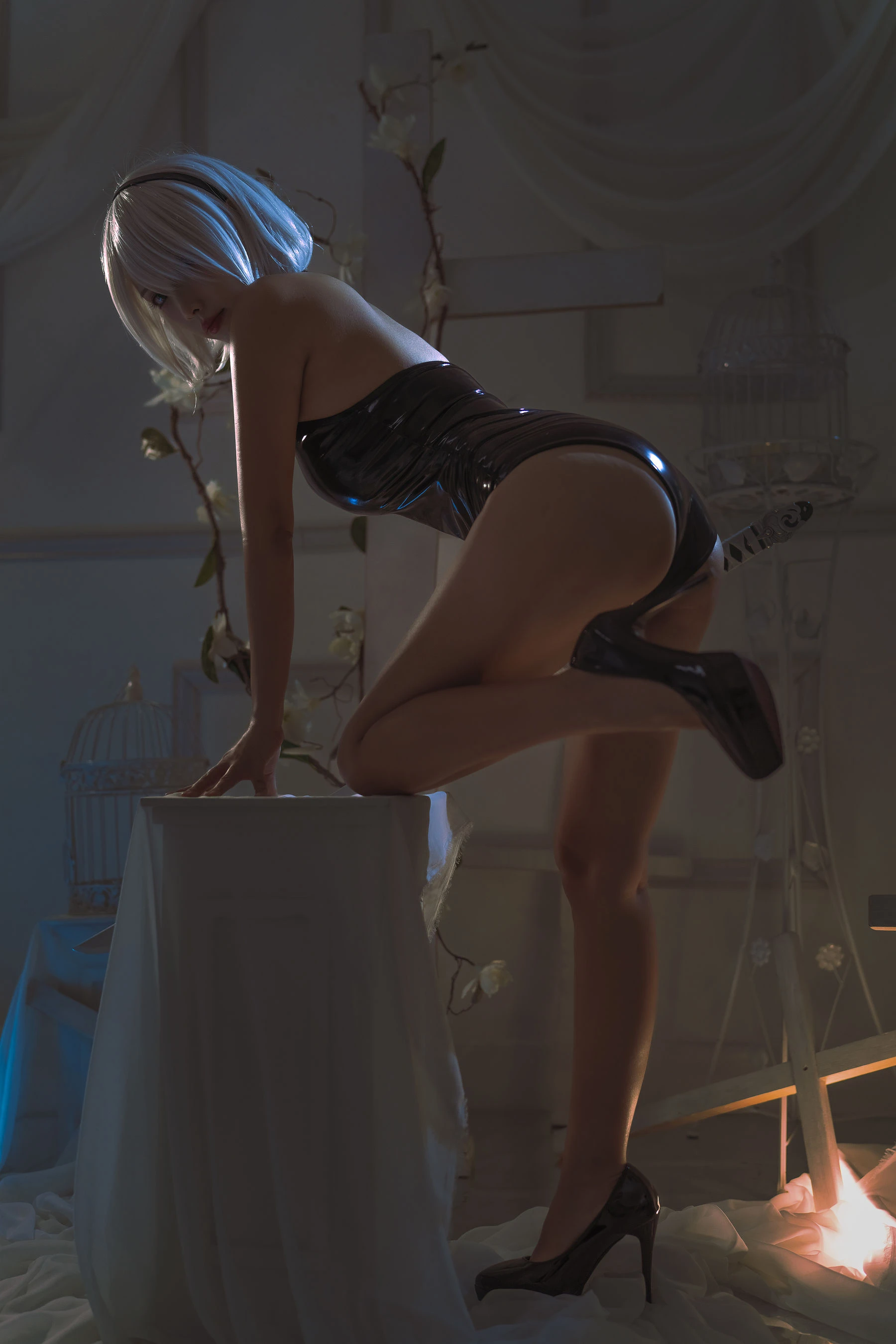 [Showgirl]劉夢瑤劉夢瑤寫真館首發藝術：魅惑韻味釋放長腿誘惑綻放寫真大片 - 13