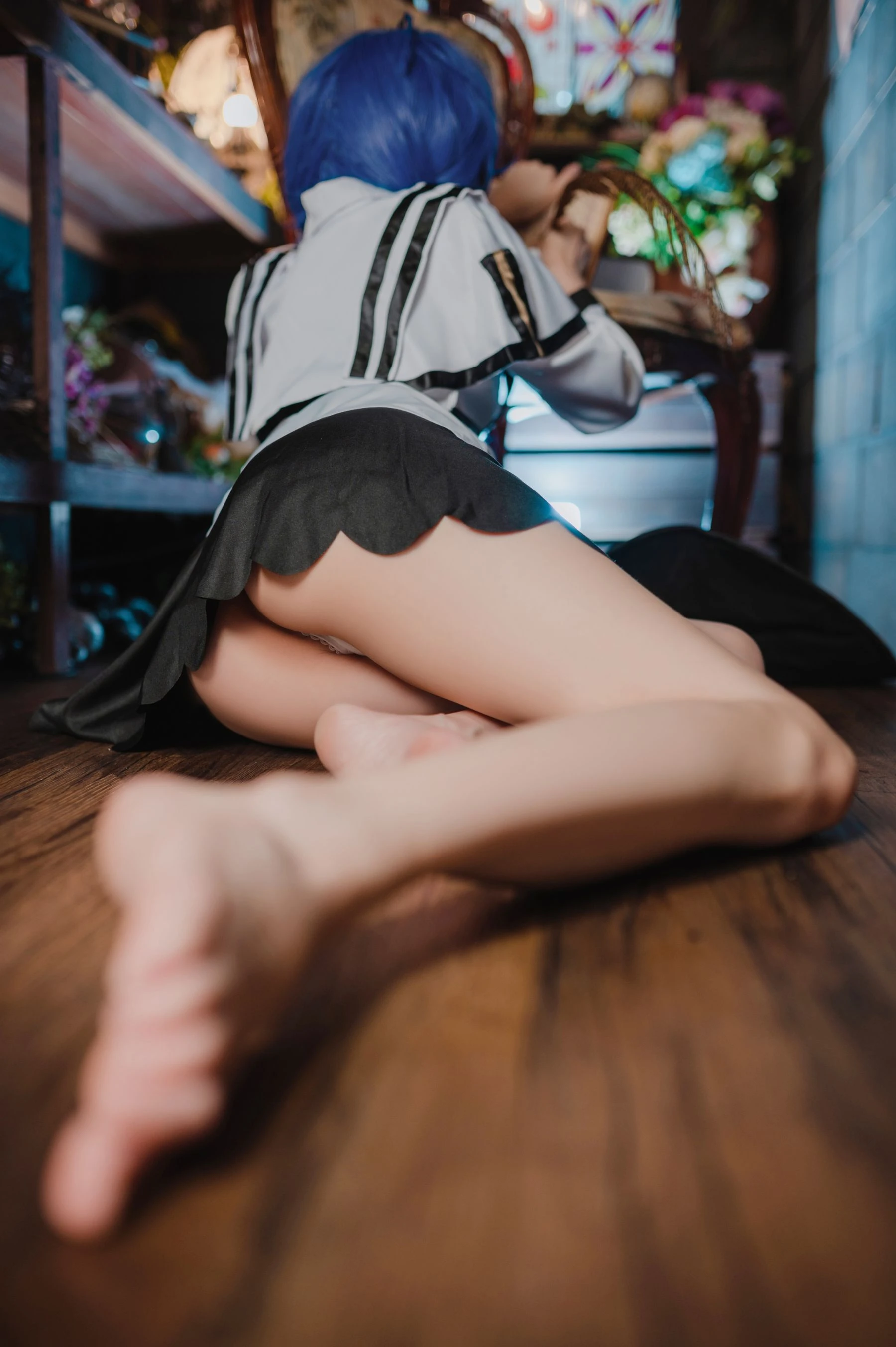 [熟女]鄧思瑤大片攝影大師作：鄧思瑤清純於攝影棚綻放翹臀格調獨家演繹 - 44