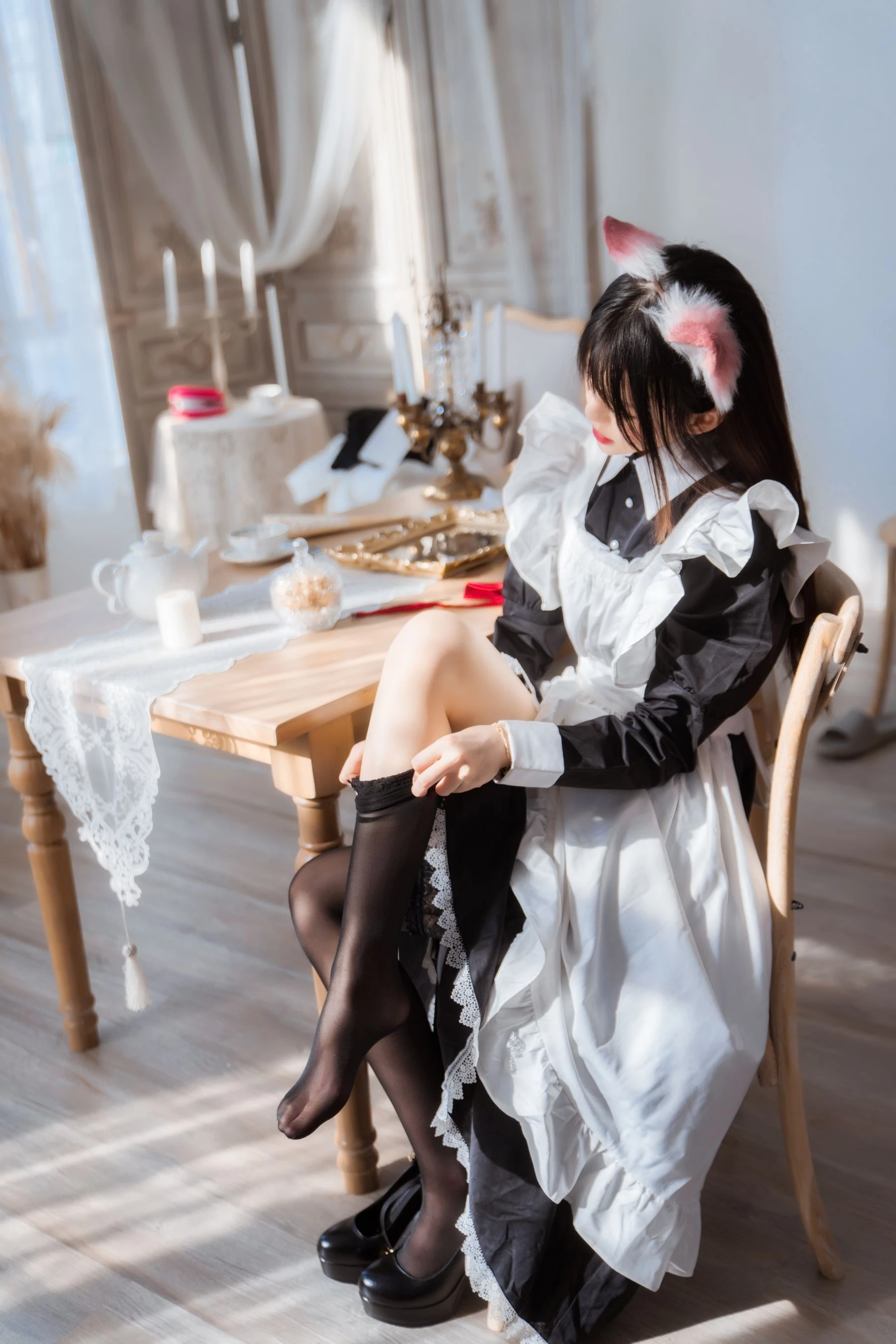 [熟女]鄧欣妍鄧欣妍寫真館高清寫真：火辣魅力釋放美腿誘惑彰顯寫真大片 - 49