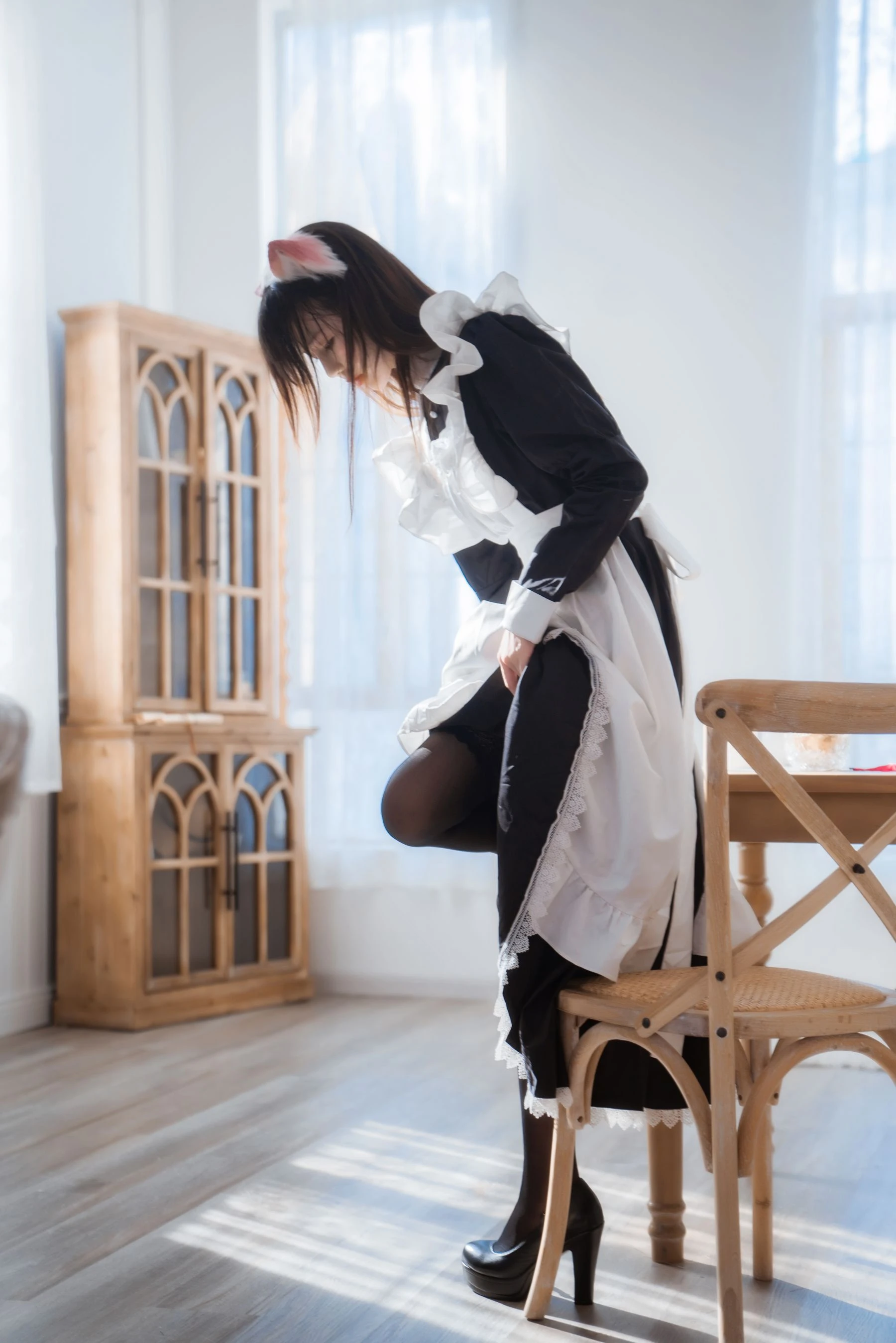 [熟女]鄧欣妍鄧欣妍寫真館高清寫真：火辣魅力釋放美腿誘惑彰顯寫真大片 - 63