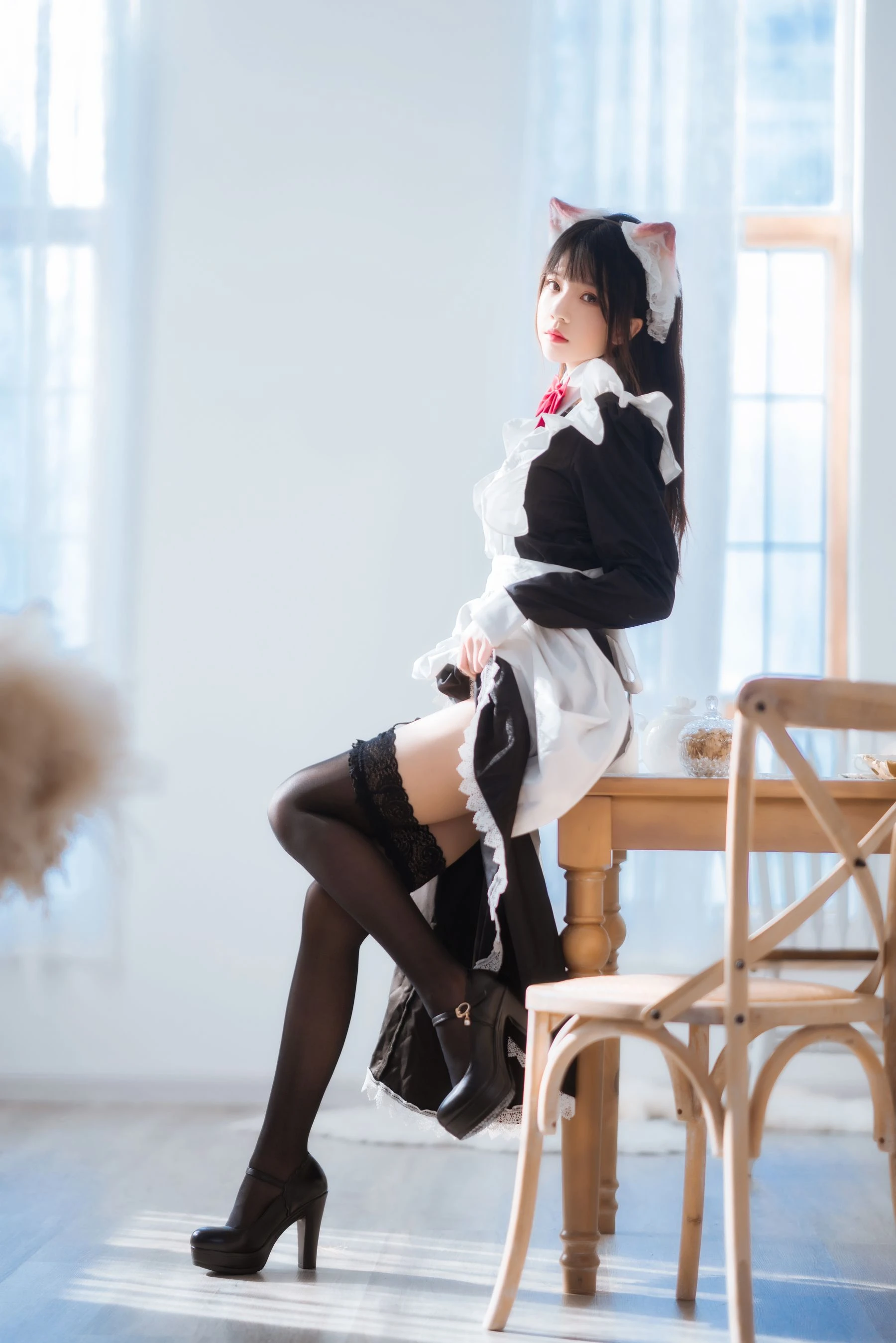 [熟女]鄧欣妍鄧欣妍寫真館高清寫真：火辣魅力釋放美腿誘惑彰顯寫真大片 - 71
