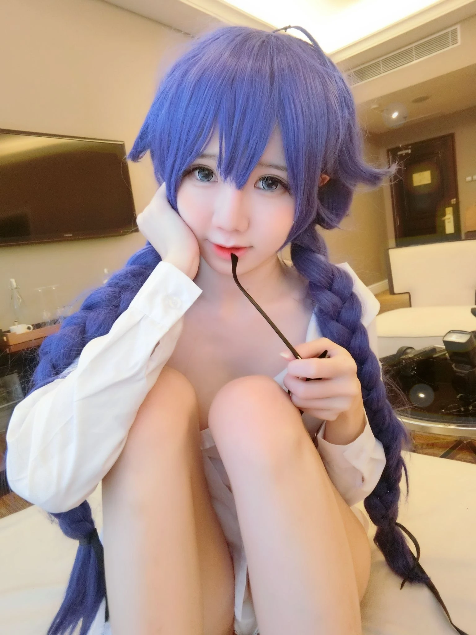 [少婦]吳雨菲美圖攝影大師作：吳雨菲火辣於室內綻放蜂腰神韻獨家演繹 - 11