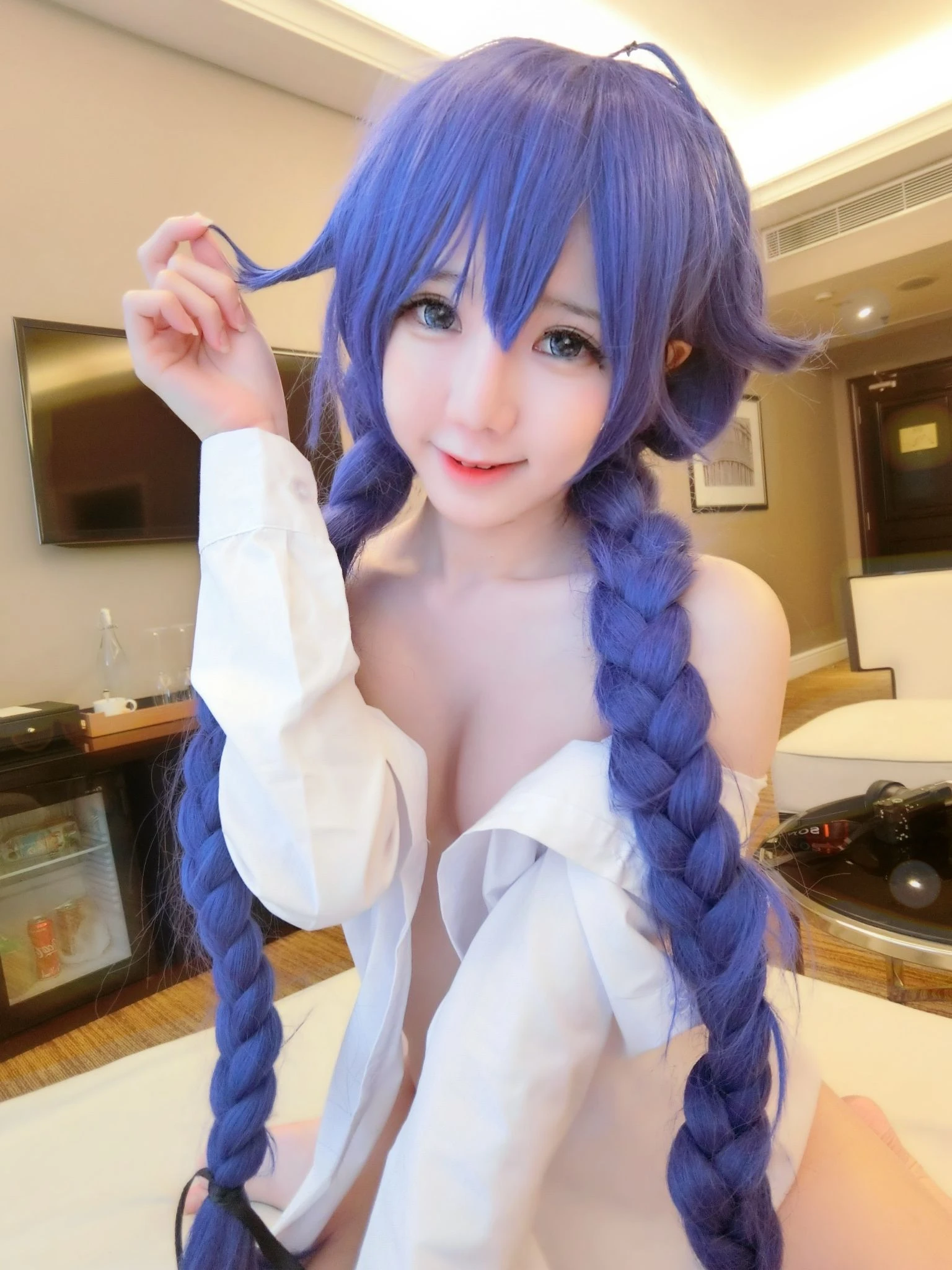 [少婦]吳雨菲美圖攝影大師作：吳雨菲火辣於室內綻放蜂腰神韻獨家演繹 - 21