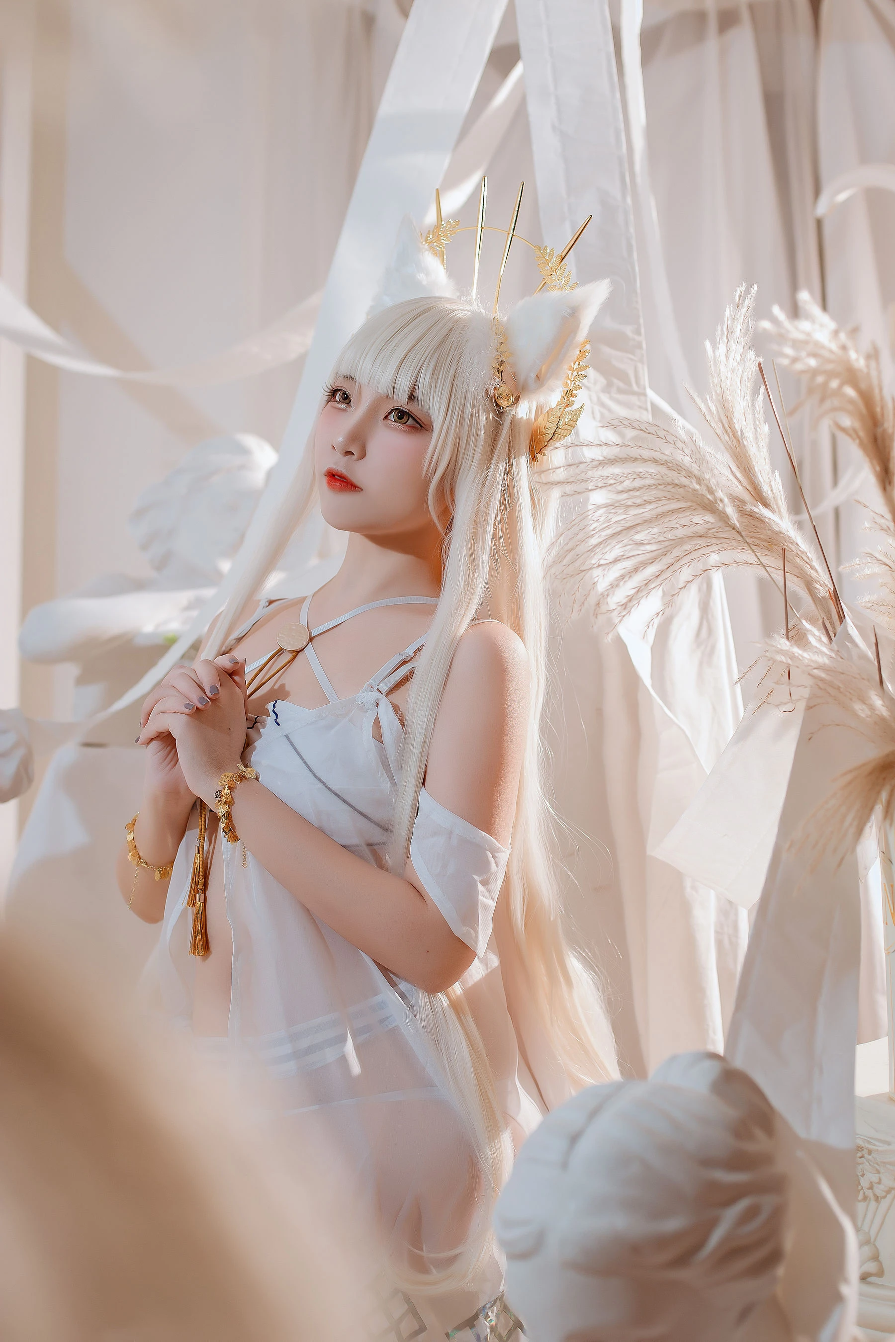 [模特]何雨桐攝影棚高清作品珍藏：何雨桐清純演繹翹臀完美格調詮釋寫真藝術 - 16