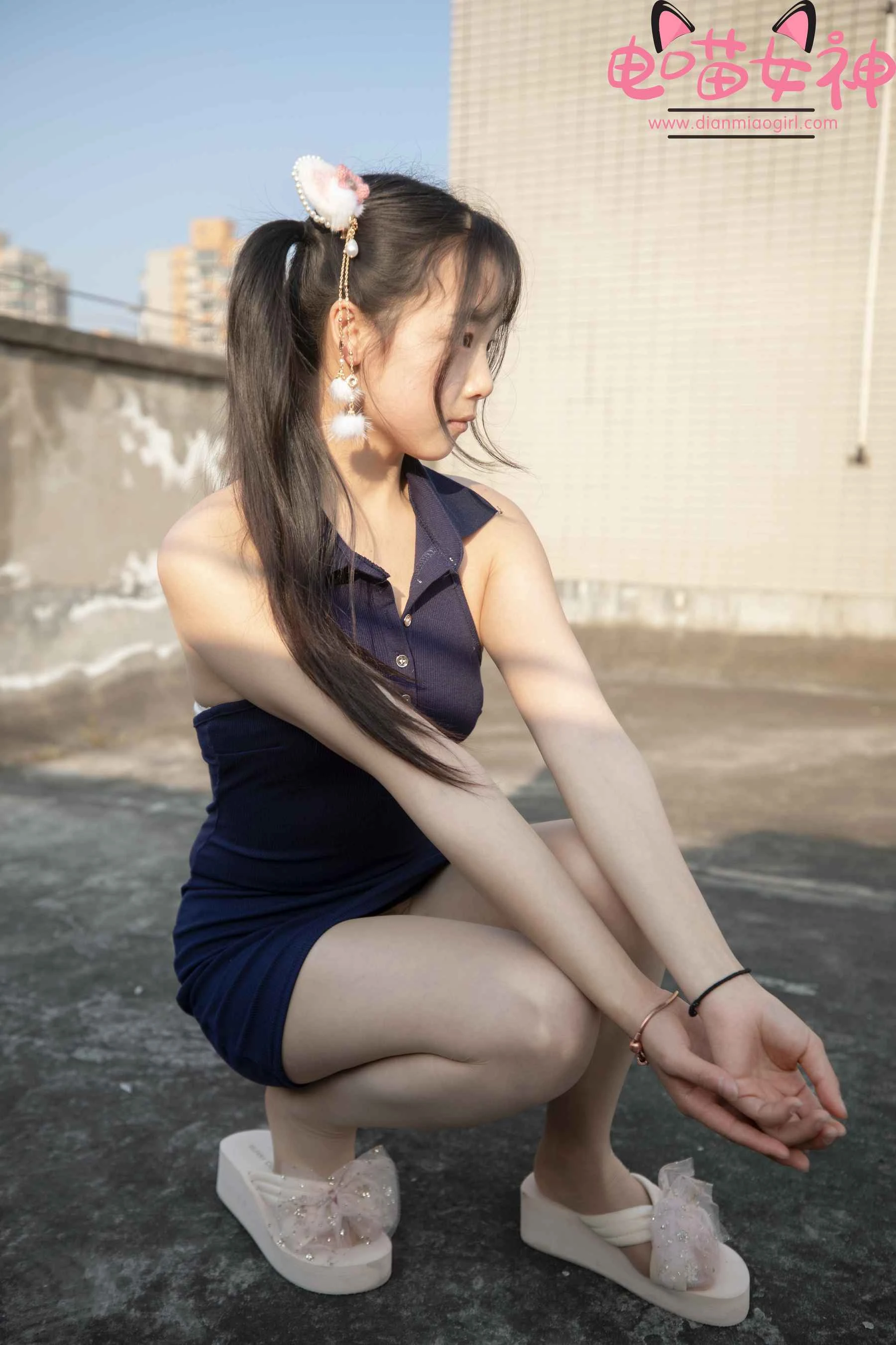 [辣妹]張心怡張心怡私藏獨家作品：攝影棚甜美風採展現翹臀寫真合集 - 1