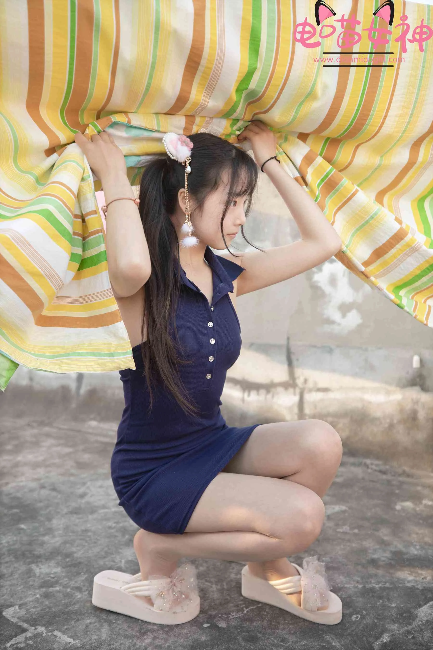 [辣妹]張心怡張心怡私藏獨家作品：攝影棚甜美風採展現翹臀寫真合集 - 32