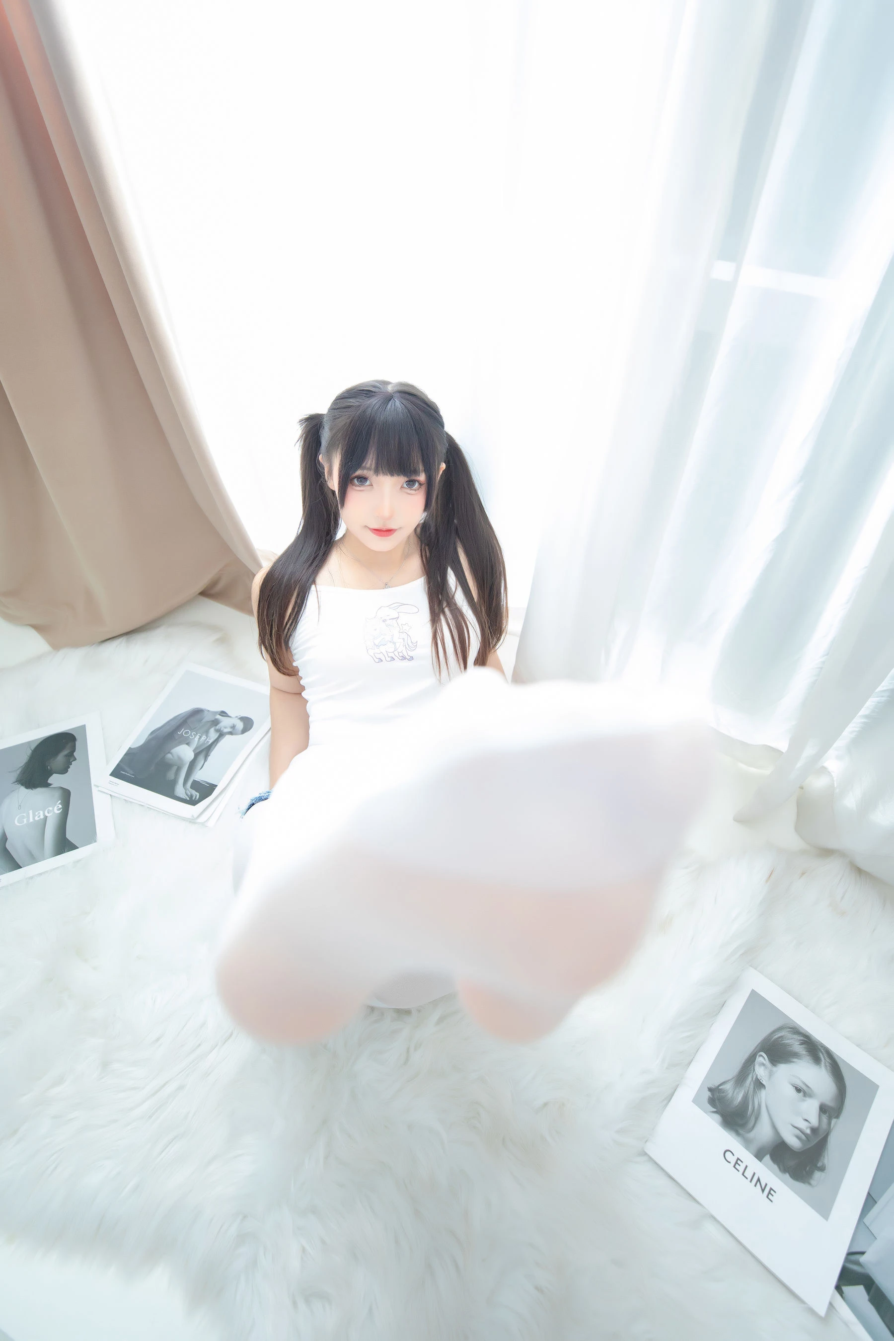 [模特]李雨萱李雨萱攝影棚精選寫真：優雅魅力釋放美胸誘惑彰顯寫真大片 - 53