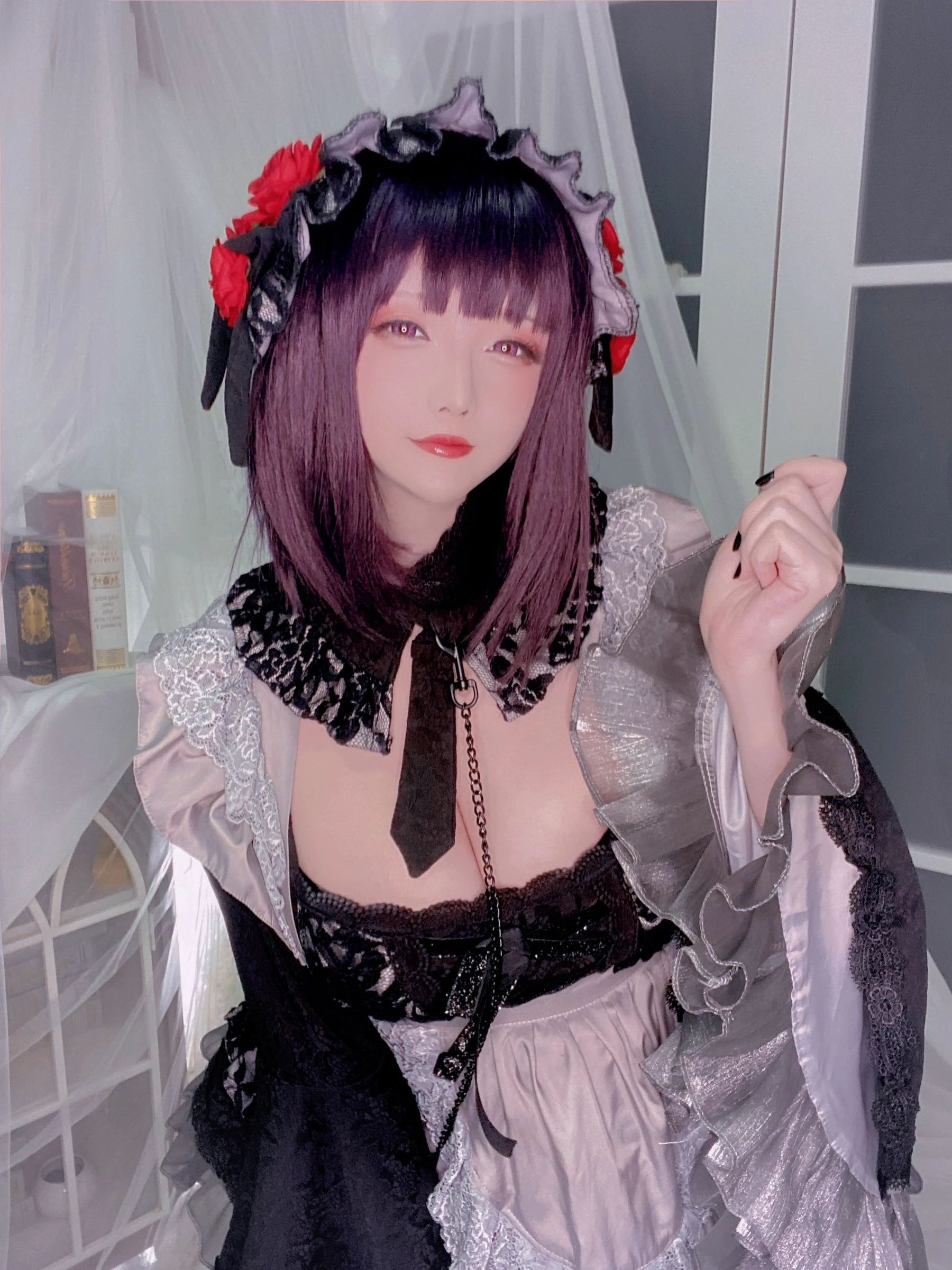 [小蘿莉]李夢瑤攝影棚高清美圖珍藏：李夢瑤優雅演繹曲線完美魅力展現寫真藝術 - 11