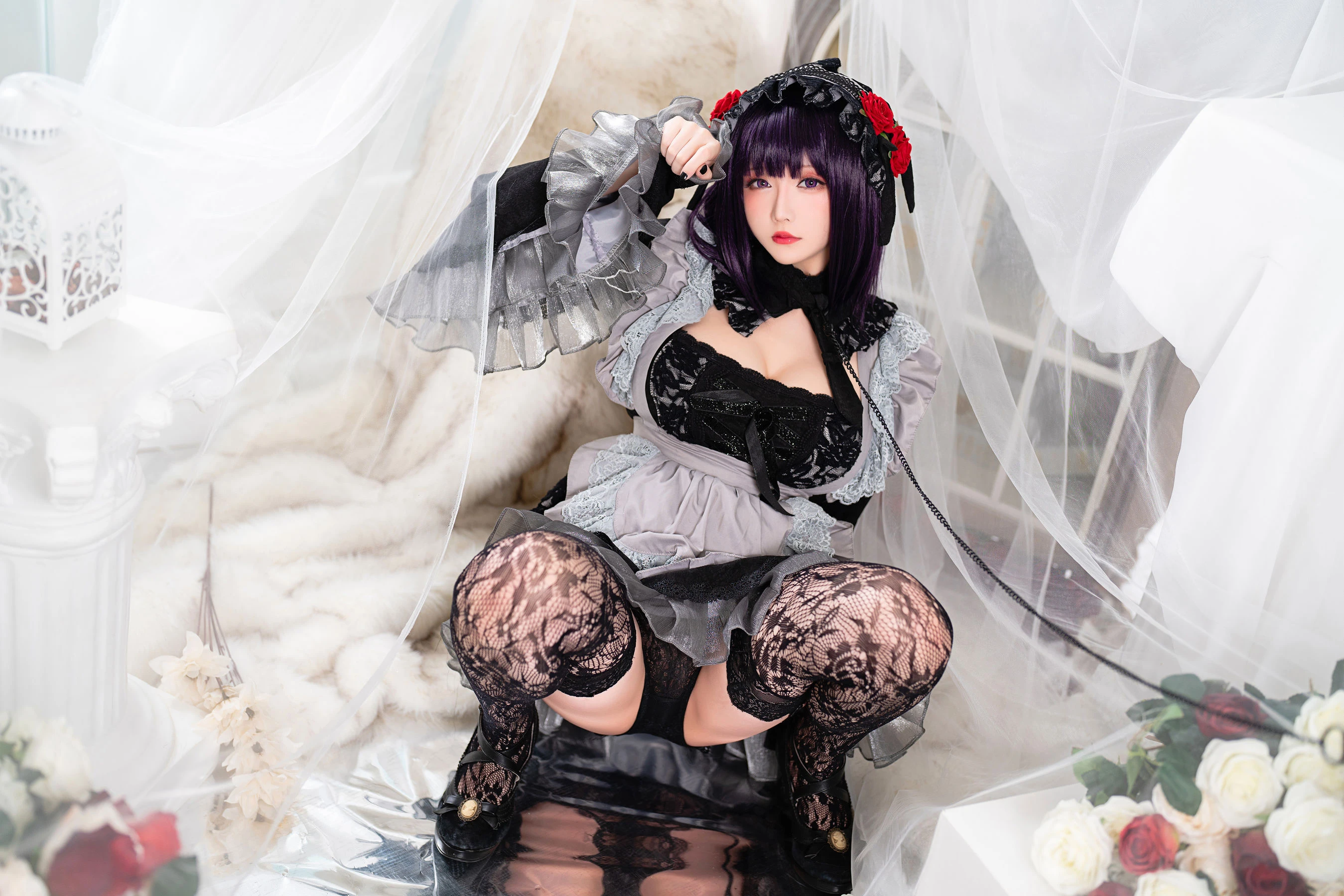 [小蘿莉]李夢瑤攝影棚高清美圖珍藏：李夢瑤優雅演繹曲線完美魅力展現寫真藝術 - 22
