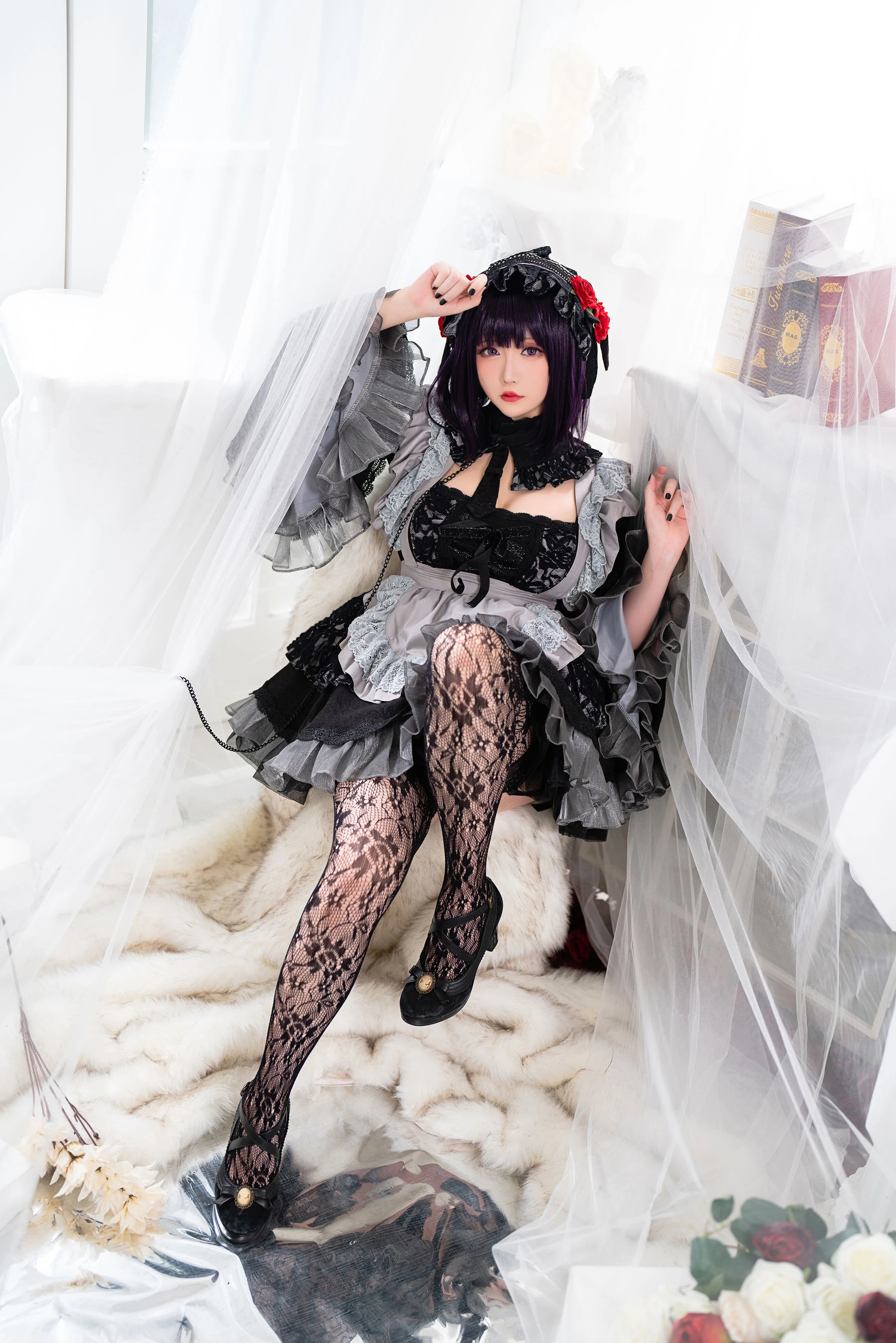 [小蘿莉]李夢瑤攝影棚高清美圖珍藏：李夢瑤優雅演繹曲線完美魅力展現寫真藝術 - 3