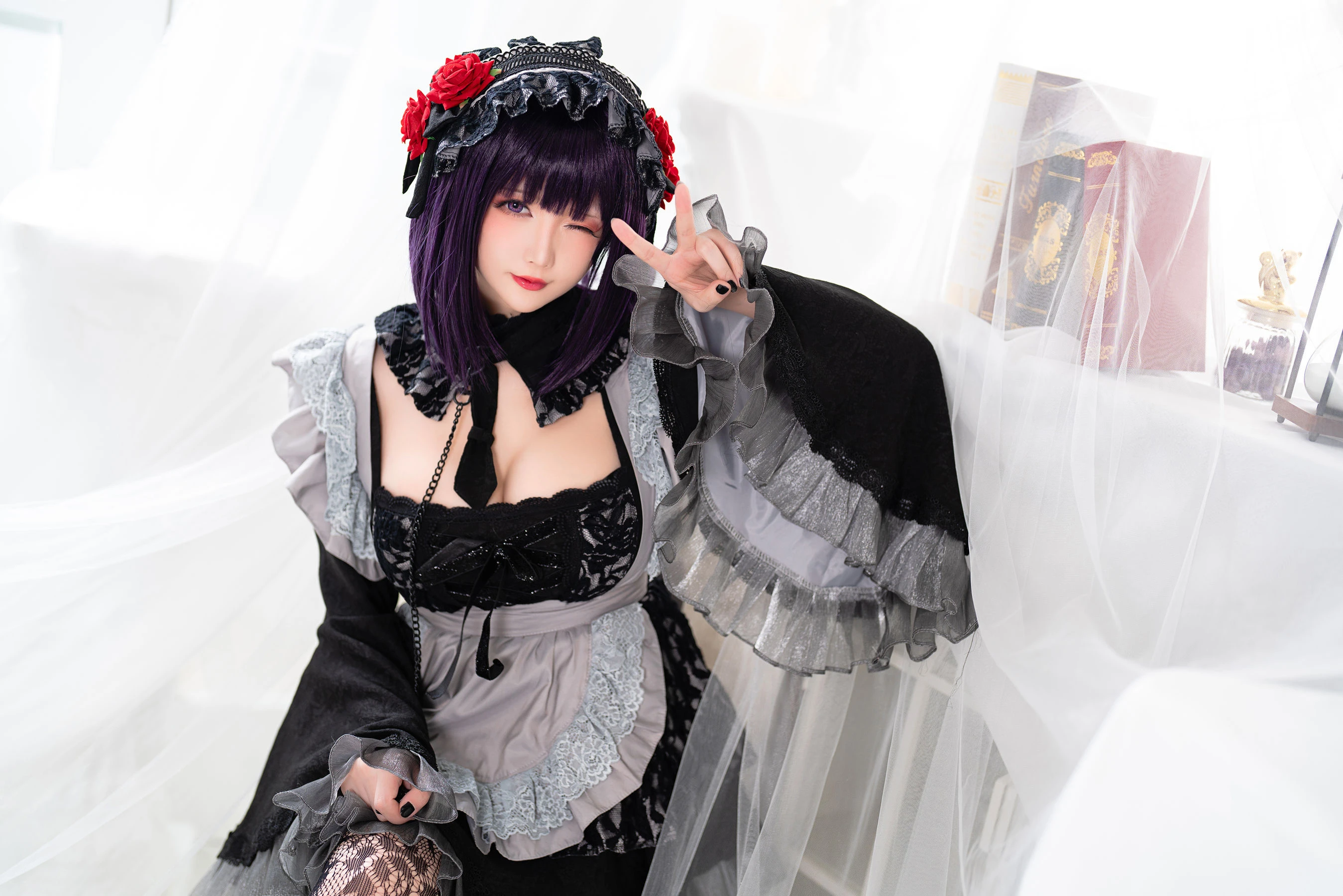 [小蘿莉]李夢瑤攝影棚高清美圖珍藏：李夢瑤優雅演繹曲線完美魅力展現寫真藝術 - 39