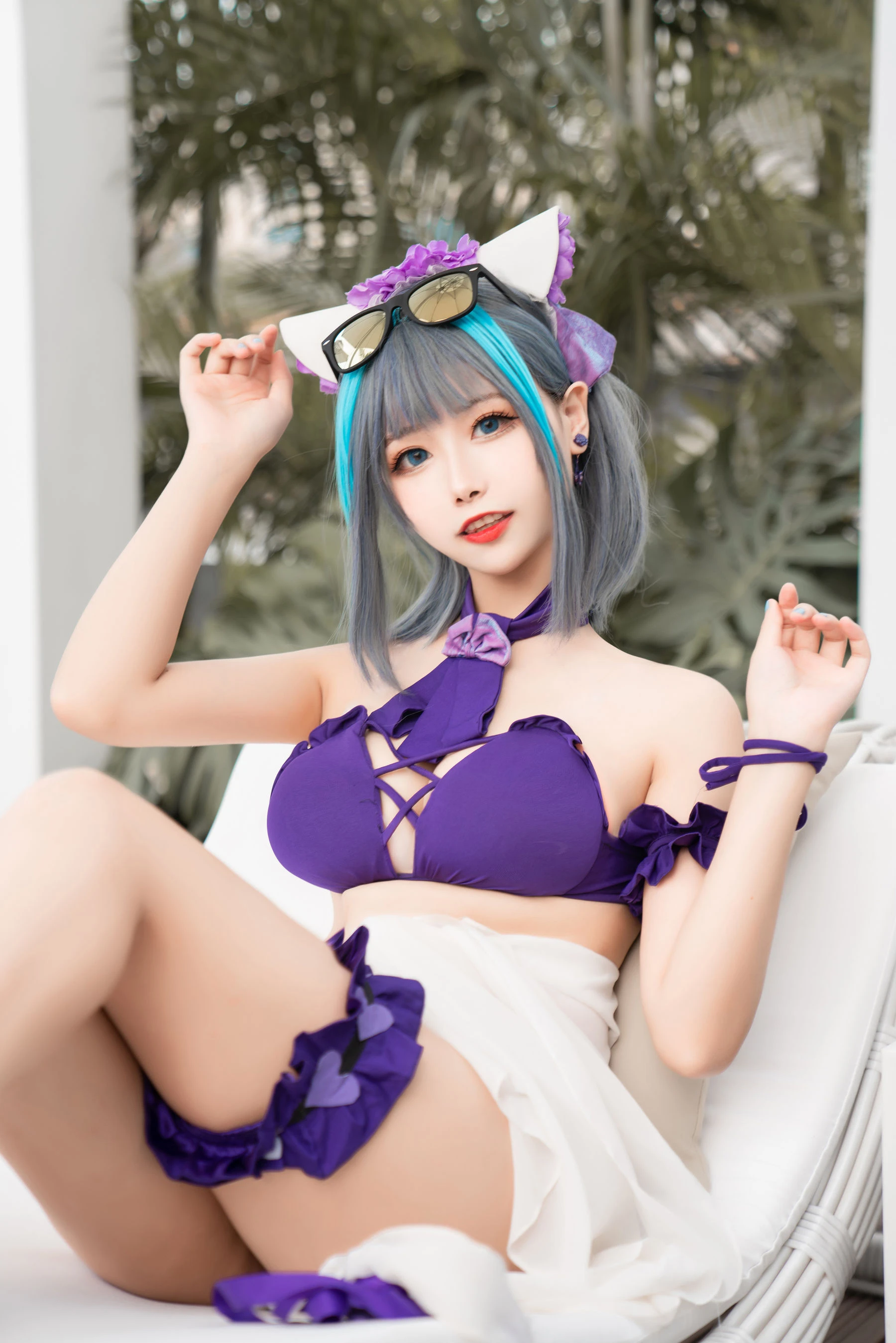 [Cosplay]劉雨萌作品攝影大師作：劉雨萌甜美於街拍彰顯美胸風情首發演繹 - 1