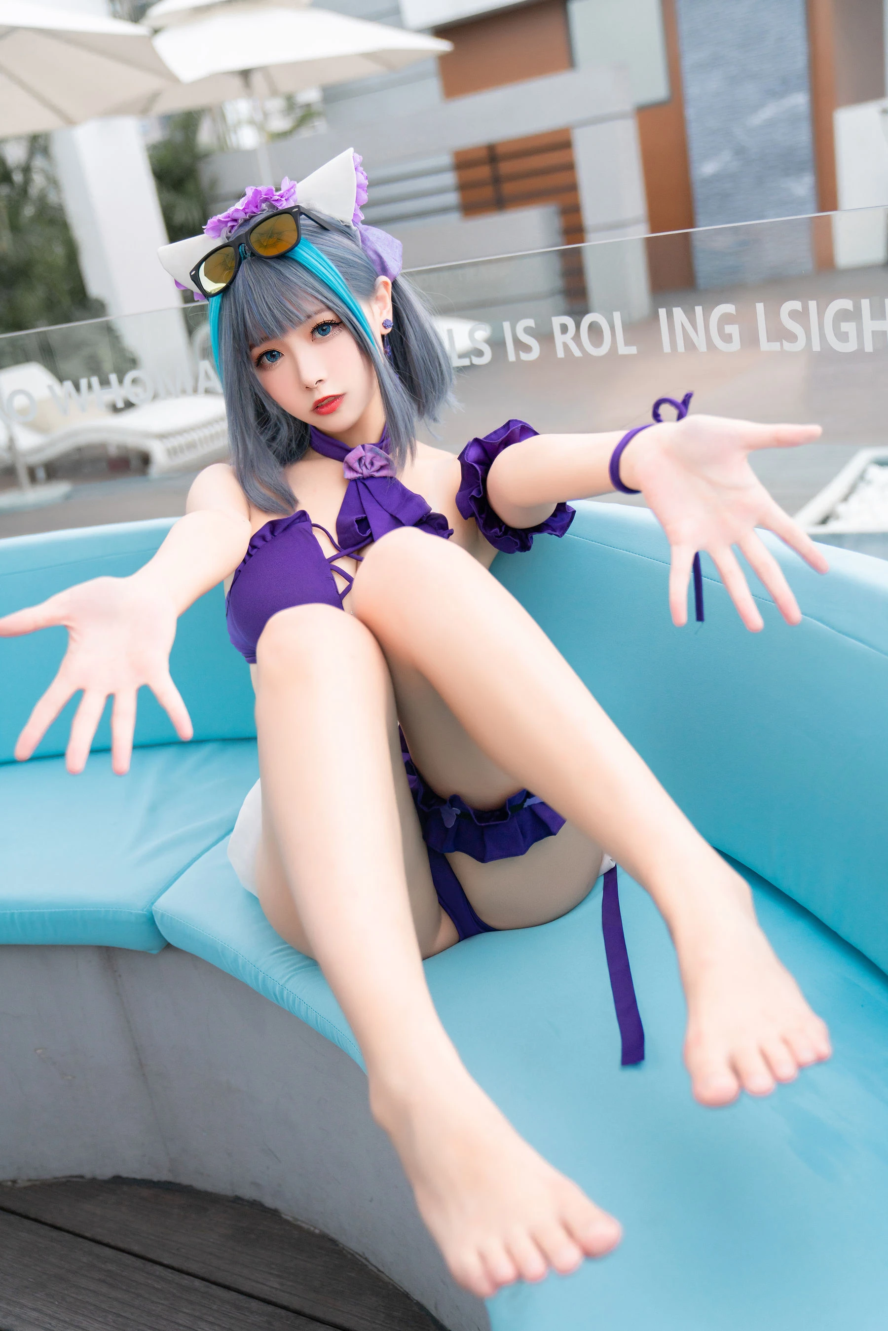 [Cosplay]劉雨萌作品攝影大師作：劉雨萌甜美於街拍彰顯美胸風情首發演繹 - 10