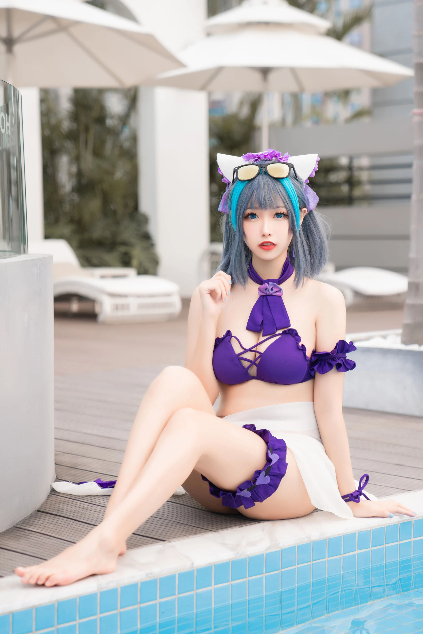 [Cosplay]劉雨萌作品攝影大師作：劉雨萌甜美於街拍彰顯美胸風情首發演繹 - 18