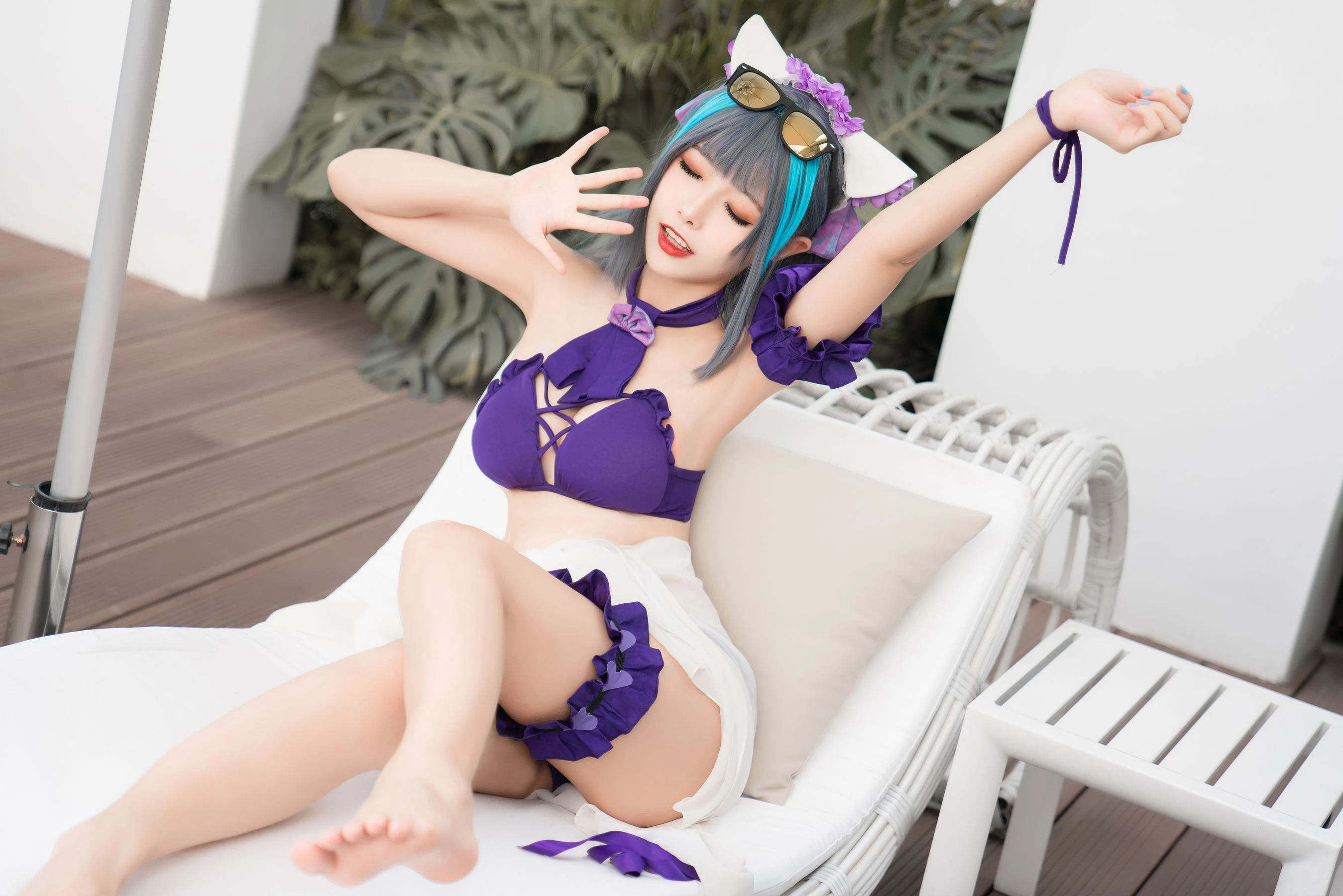 [Cosplay]劉雨萌作品攝影大師作：劉雨萌甜美於街拍彰顯美胸風情首發演繹 - 2