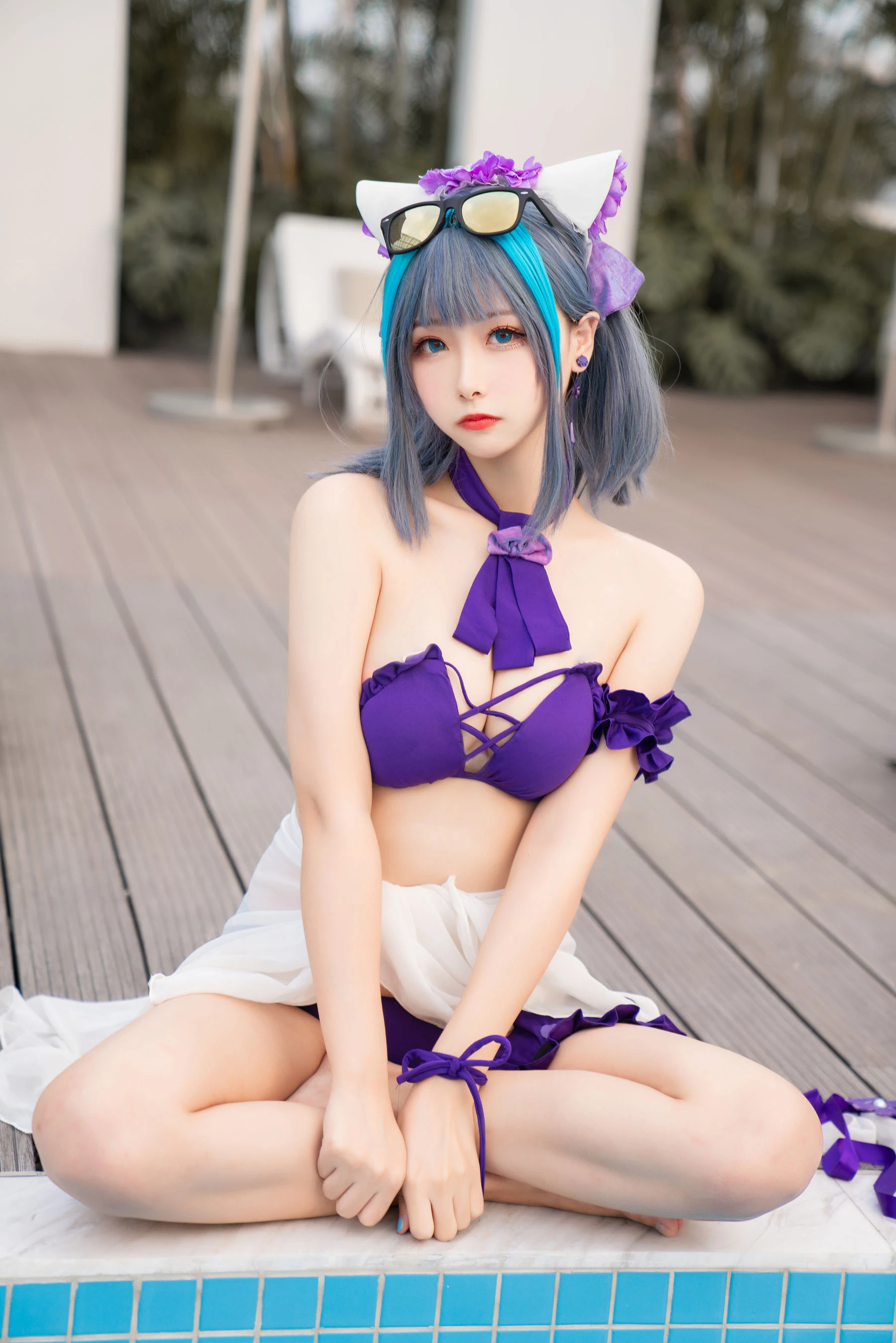 [Cosplay]劉雨萌作品攝影大師作：劉雨萌甜美於街拍彰顯美胸風情首發演繹 - 24
