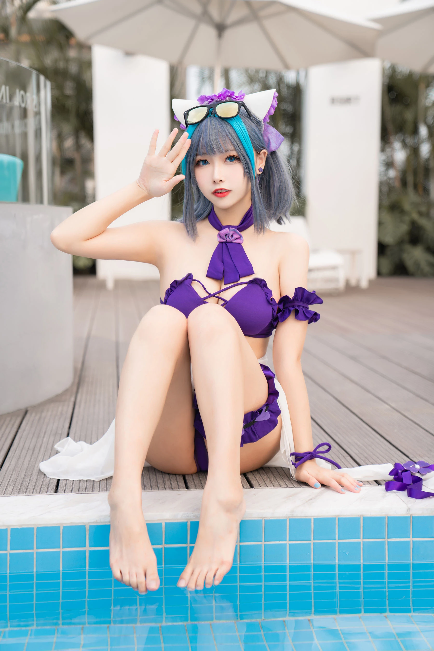 [Cosplay]劉雨萌作品攝影大師作：劉雨萌甜美於街拍彰顯美胸風情首發演繹 - 27
