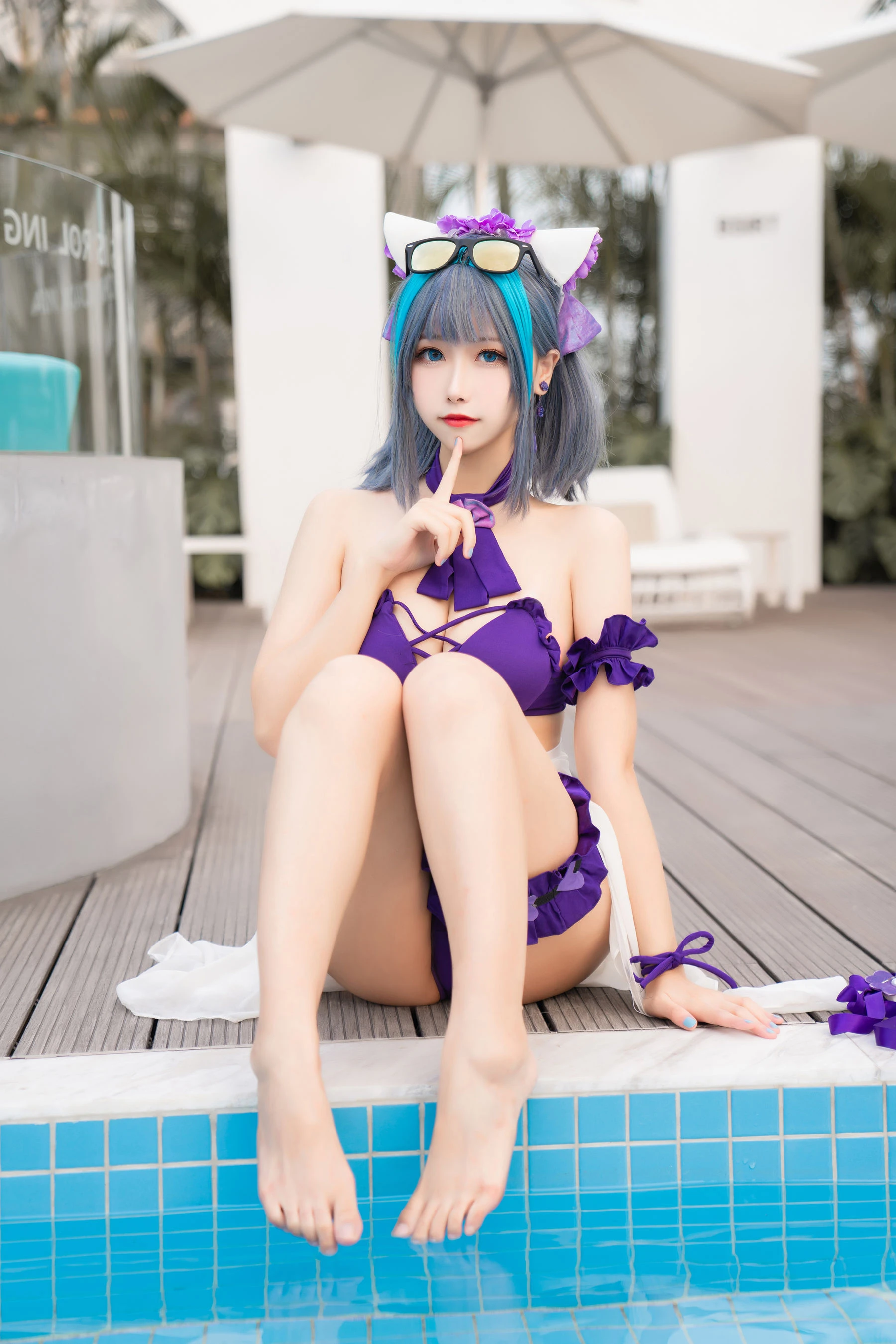 [Cosplay]劉雨萌作品攝影大師作：劉雨萌甜美於街拍彰顯美胸風情首發演繹 - 28