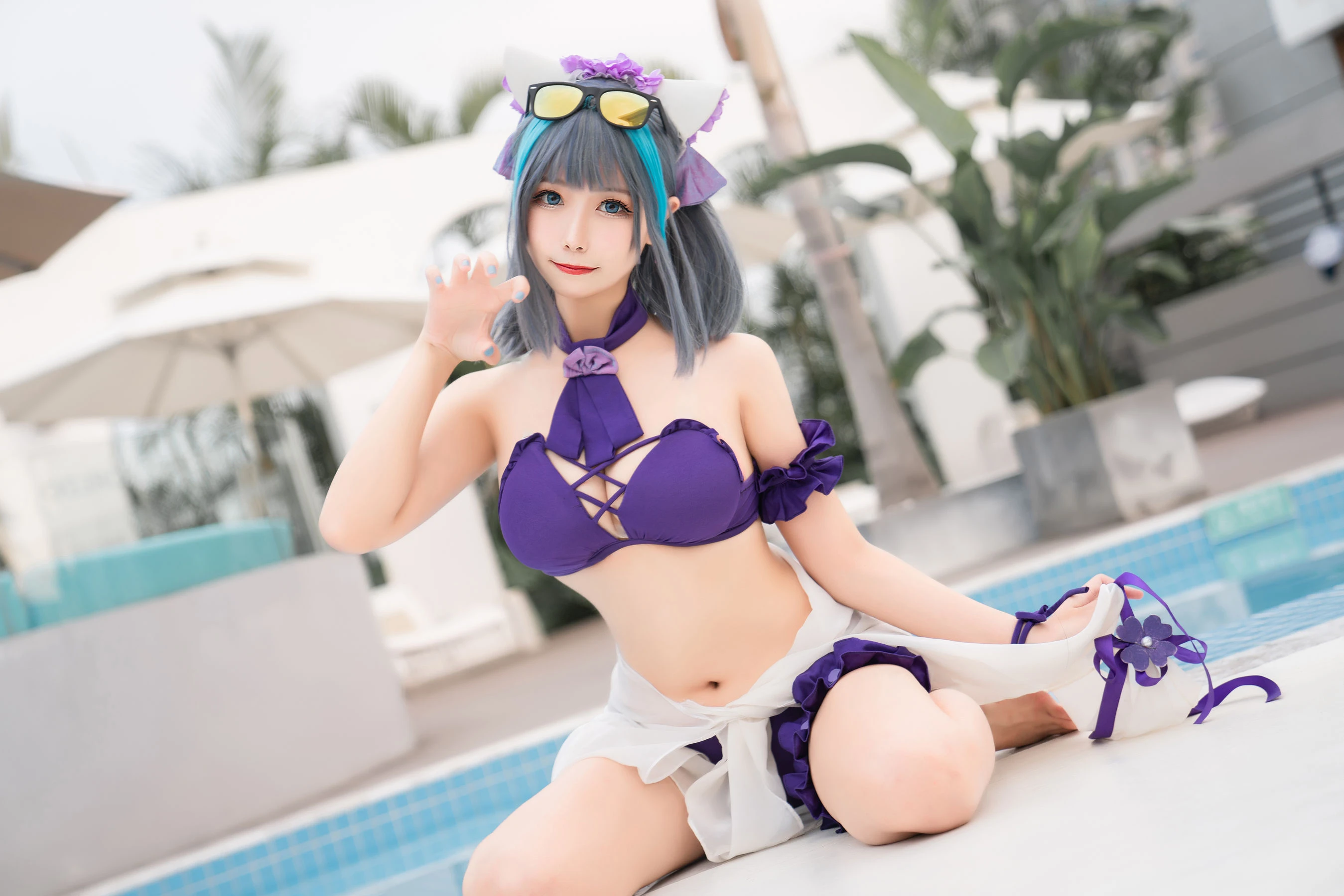 [Cosplay]劉雨萌作品攝影大師作：劉雨萌甜美於街拍彰顯美胸風情首發演繹 - 31