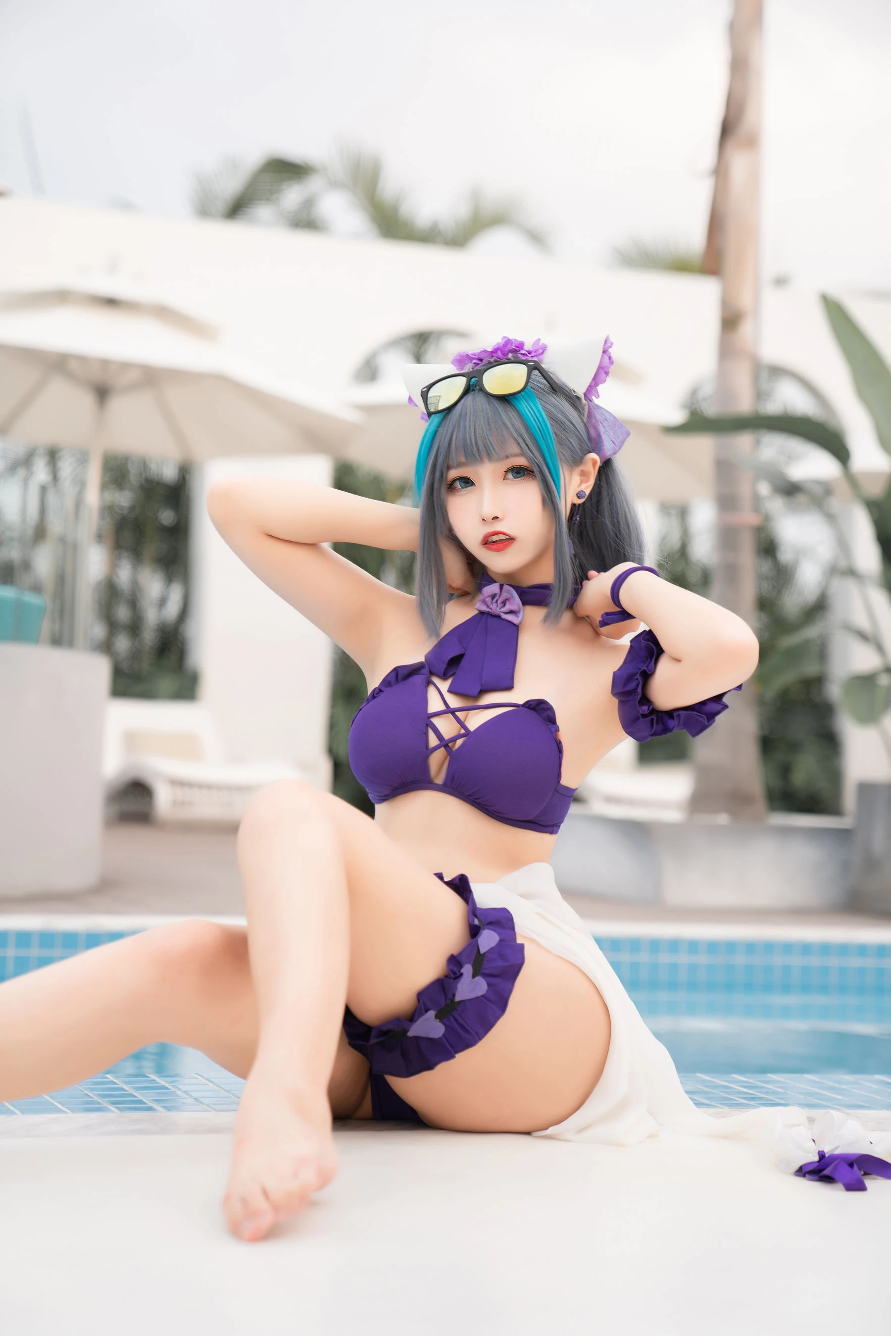 [Cosplay]劉雨萌作品攝影大師作：劉雨萌甜美於街拍彰顯美胸風情首發演繹 - 40
