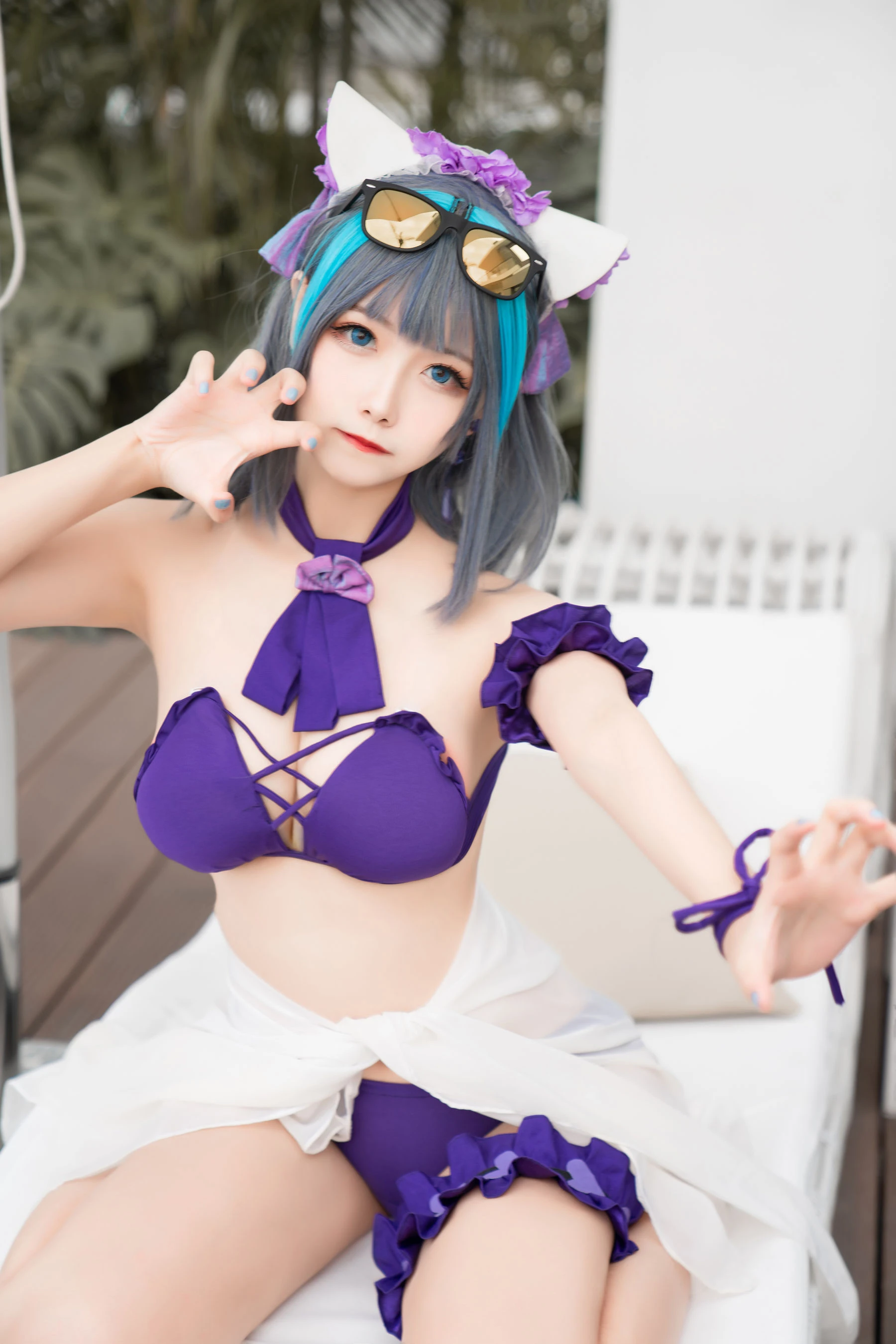 [Cosplay]劉雨萌作品攝影大師作：劉雨萌甜美於街拍彰顯美胸風情首發演繹 - 7