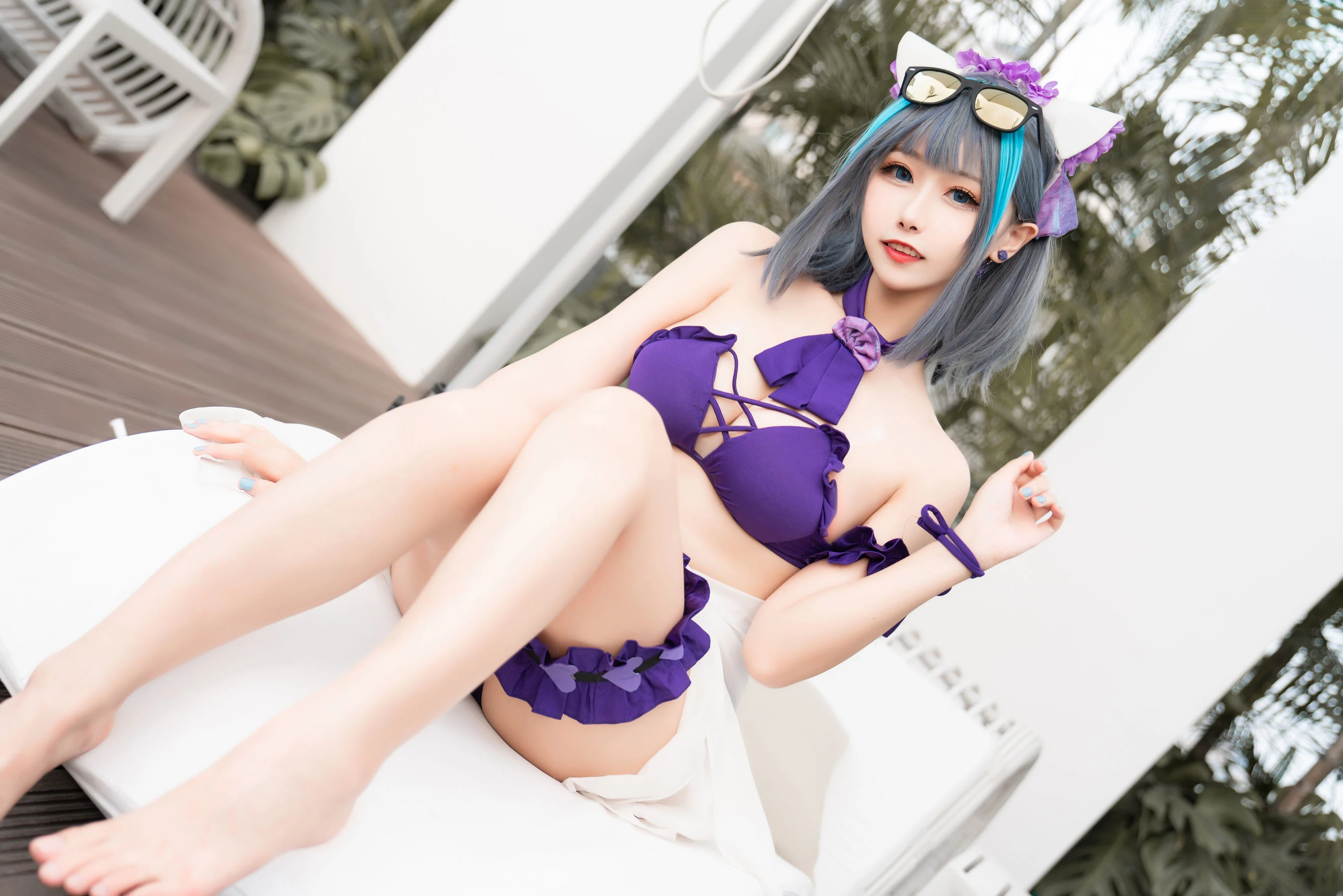 [Cosplay]劉雨萌作品攝影大師作：劉雨萌甜美於街拍彰顯美胸風情首發演繹 - 8