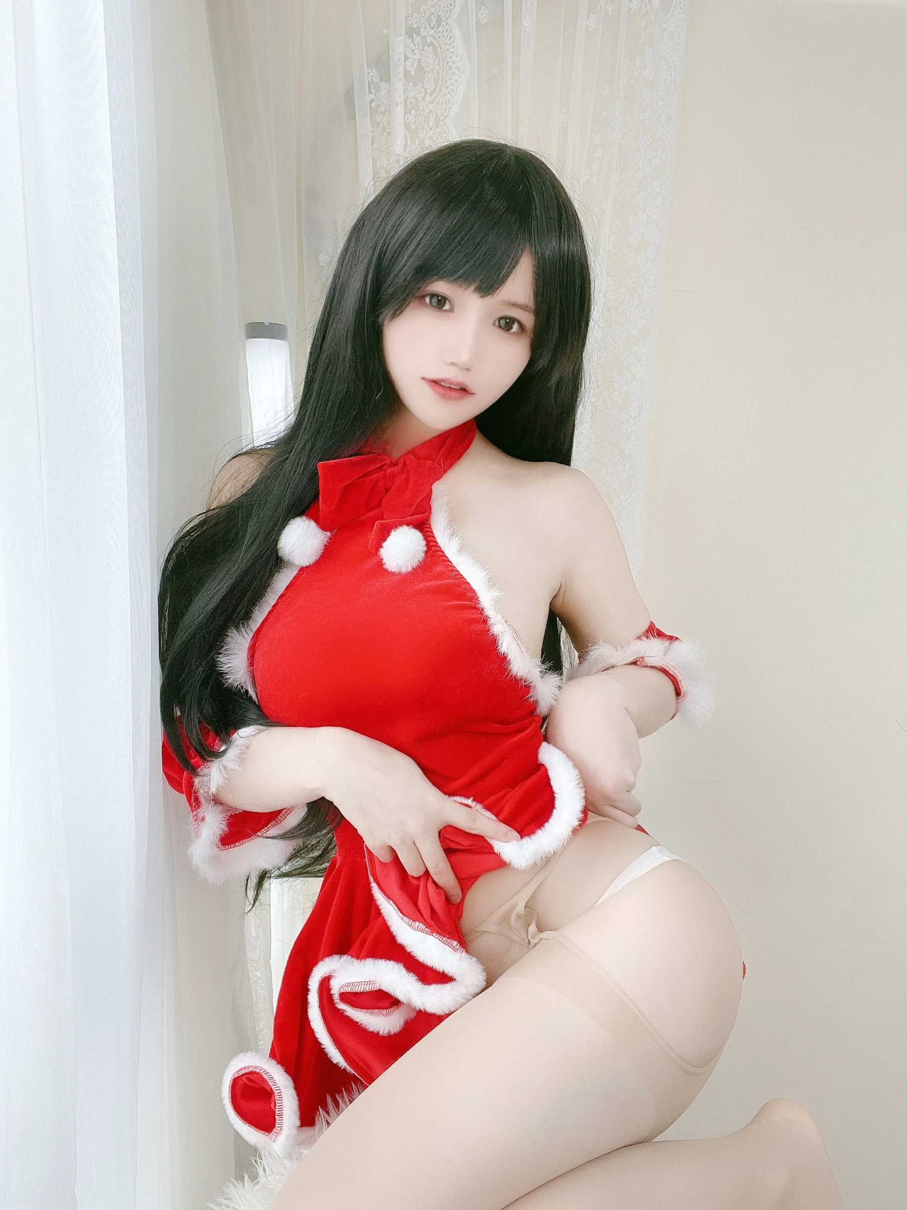 [小蘿莉]王慧新王慧新攝影棚超清圖集：優雅風採釋放美腿誘惑演繹寫真大片 - 13