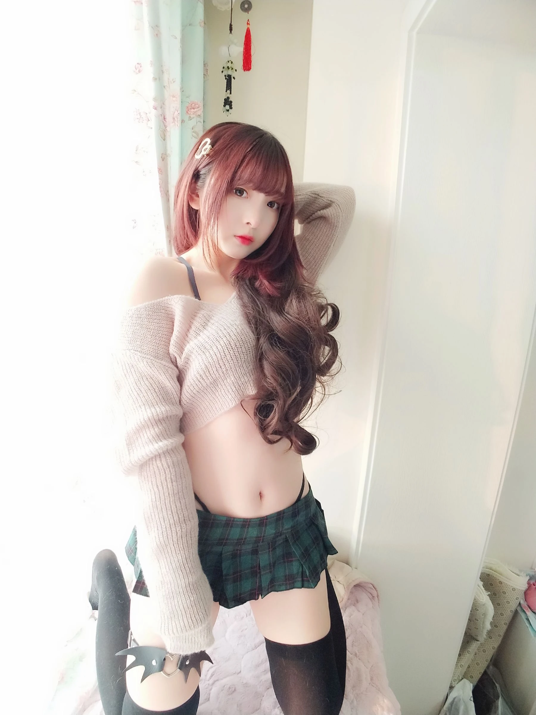 [御姐]高夢瑤高夢瑤攝影棚大圖美圖：火辣魅力釋放美胸誘惑展現寫真大片 - 12