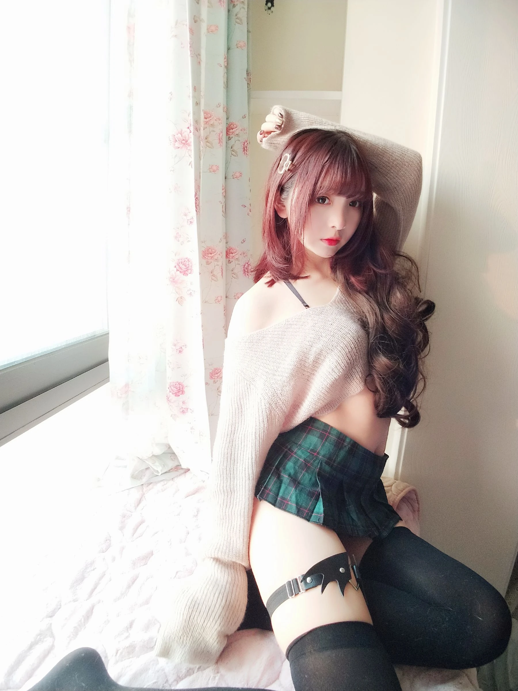 [御姐]高夢瑤高夢瑤攝影棚大圖美圖：火辣魅力釋放美胸誘惑展現寫真大片 - 17
