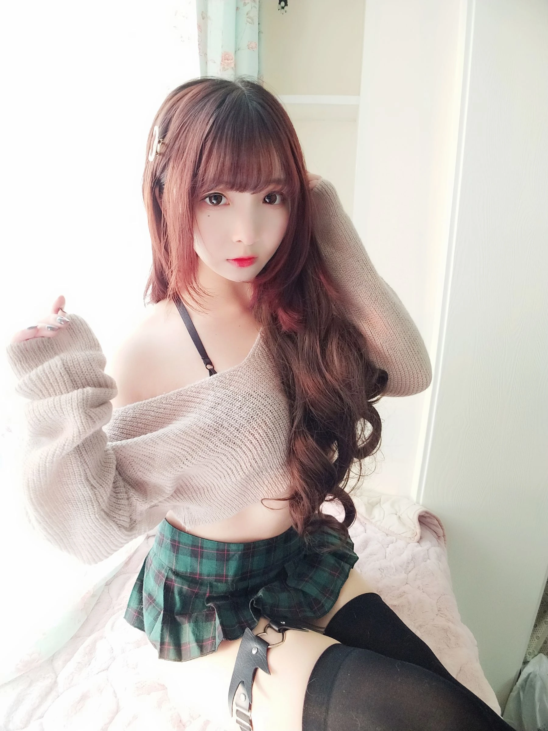 [御姐]高夢瑤高夢瑤攝影棚大圖美圖：火辣魅力釋放美胸誘惑展現寫真大片 - 19