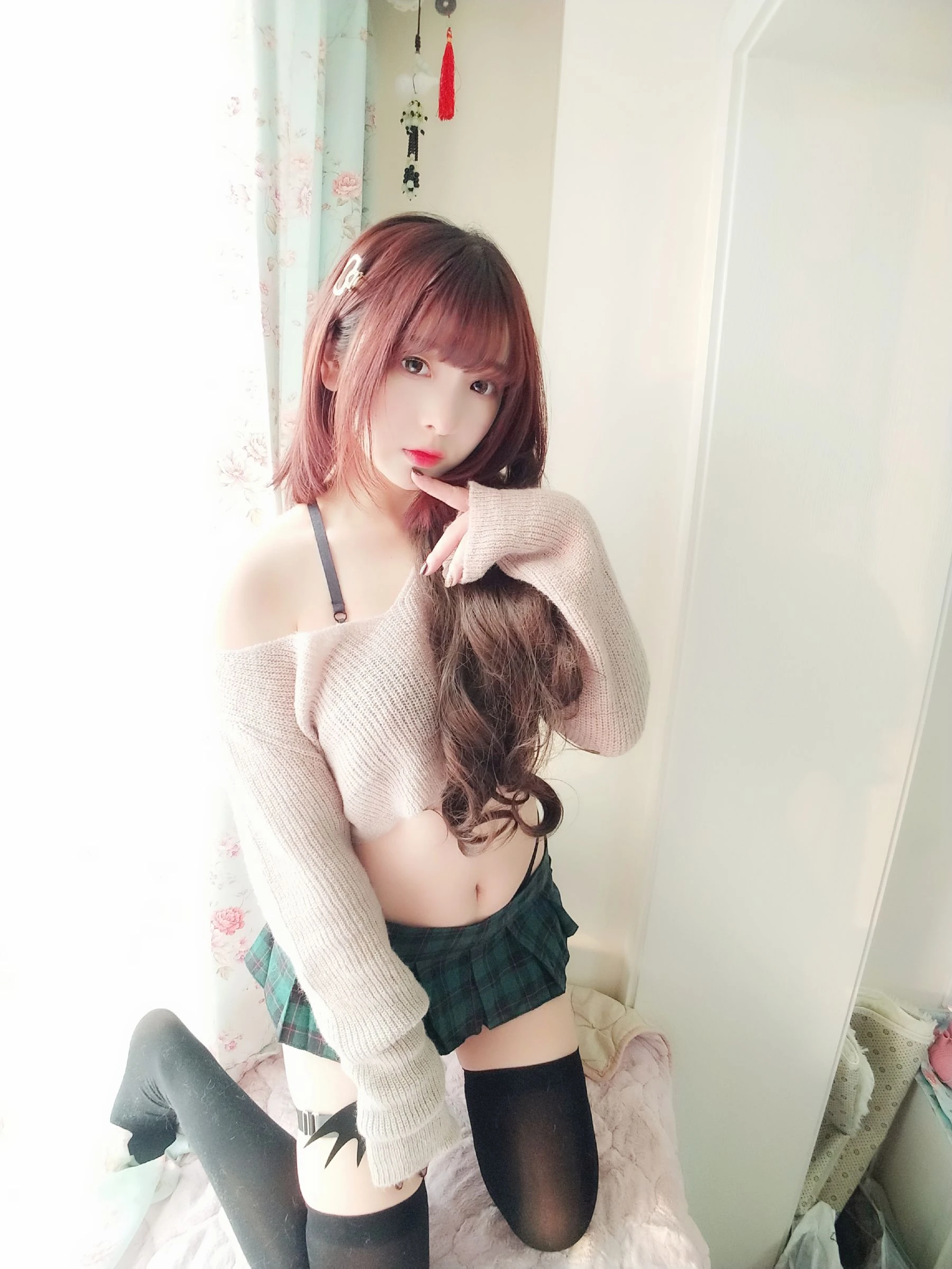 [御姐]高夢瑤高夢瑤攝影棚大圖美圖：火辣魅力釋放美胸誘惑展現寫真大片 - 27