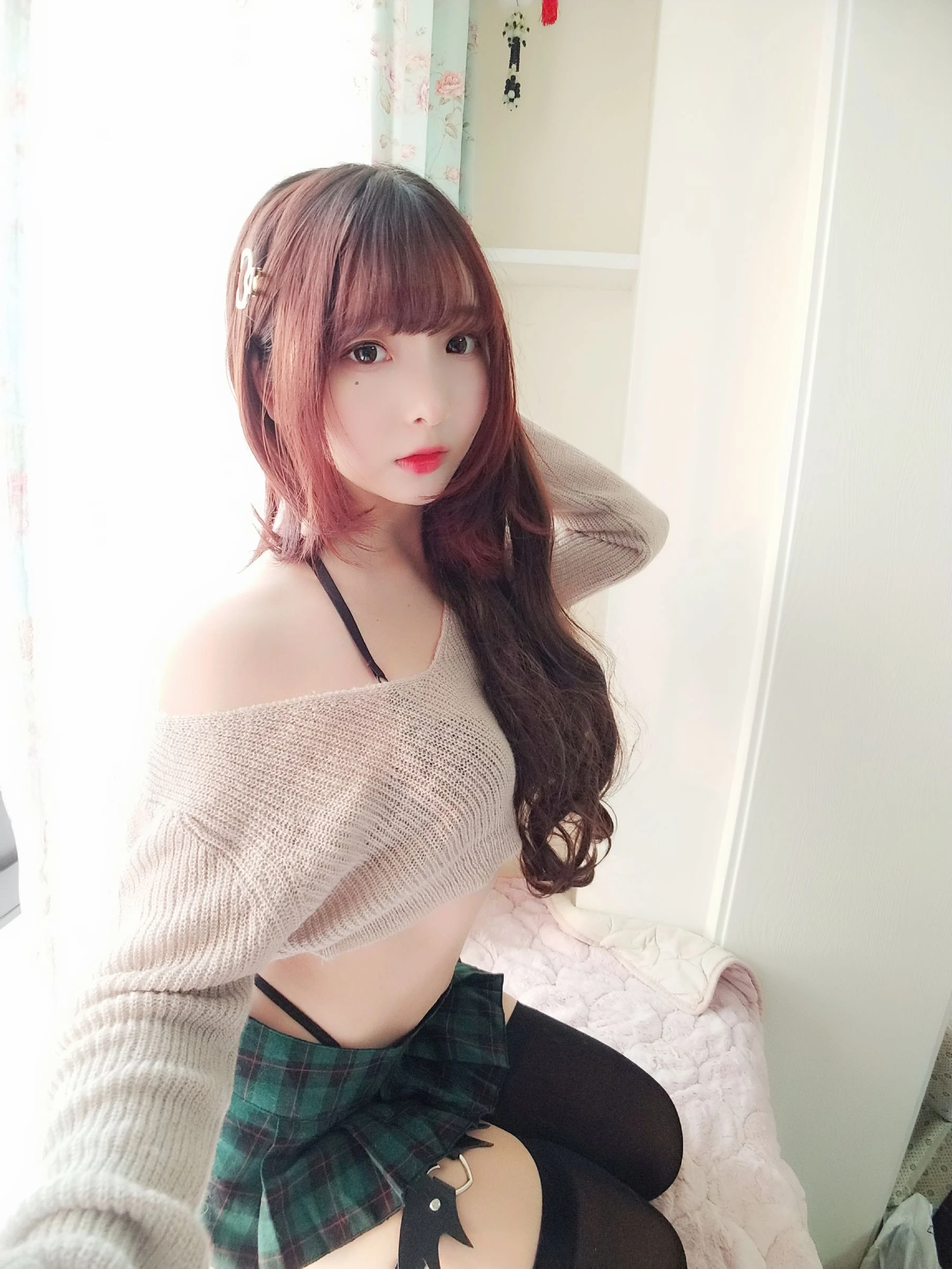 [御姐]高夢瑤高夢瑤攝影棚大圖美圖：火辣魅力釋放美胸誘惑展現寫真大片 - 28