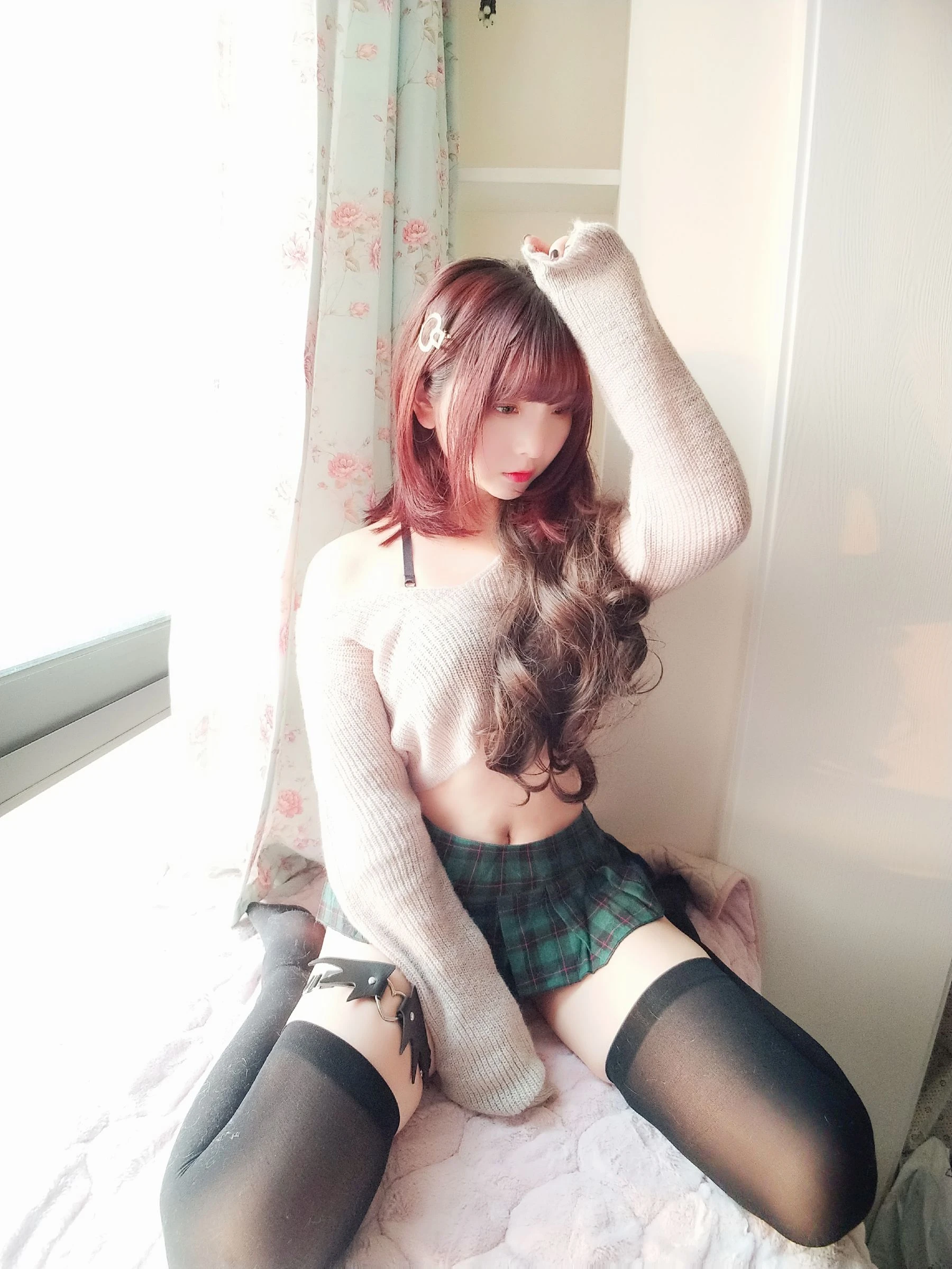 [御姐]高夢瑤高夢瑤攝影棚大圖美圖：火辣魅力釋放美胸誘惑展現寫真大片 - 31