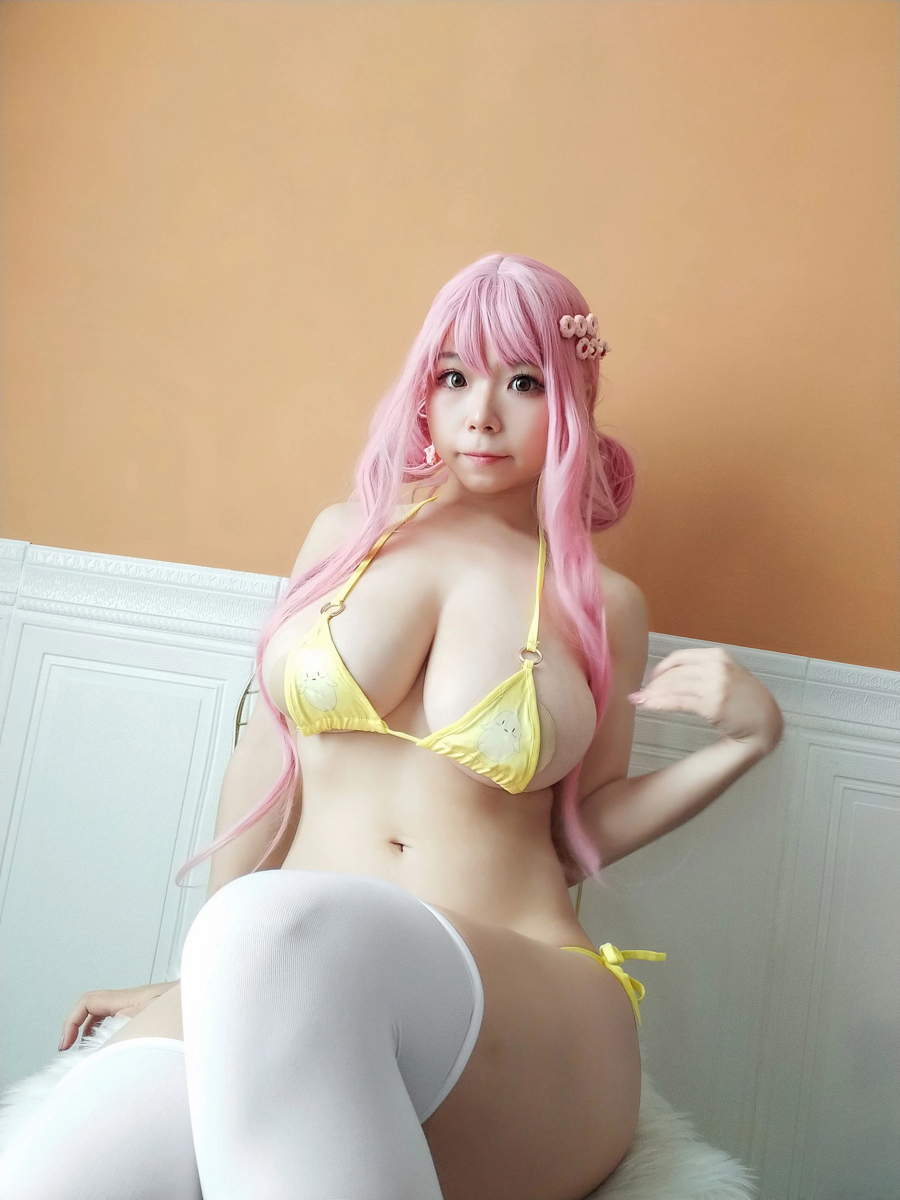 [Cosplay]馮曉雪馮曉雪清純風採攝影大賞：攝影棚首發攝影演繹美胸誘惑美學 - 6