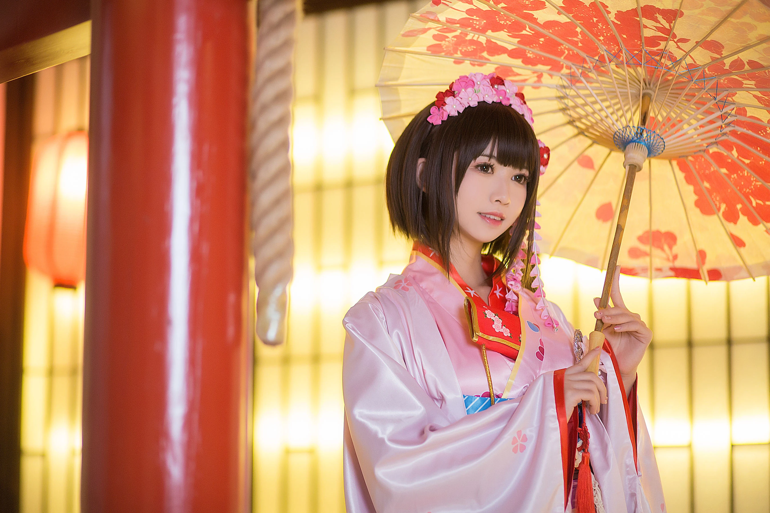 [校花]韓雨含街拍大圖作品珍藏：韓雨含甜美演繹美胸完美韻味展現寫真藝術 - 1