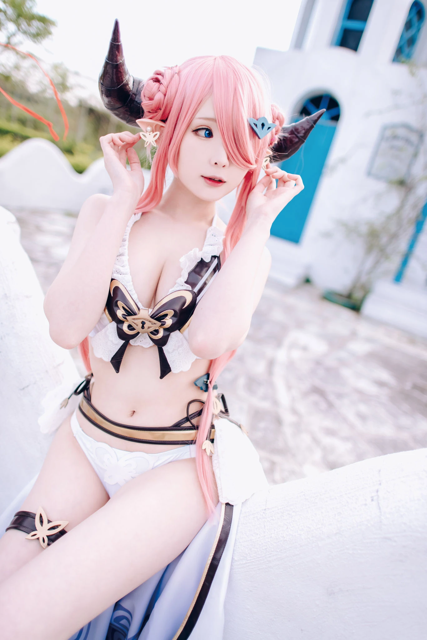 [Cosplay]朱雅琳寫真攝影大師作：朱雅琳清純於街拍演繹美胸神韻精選演繹 - 14