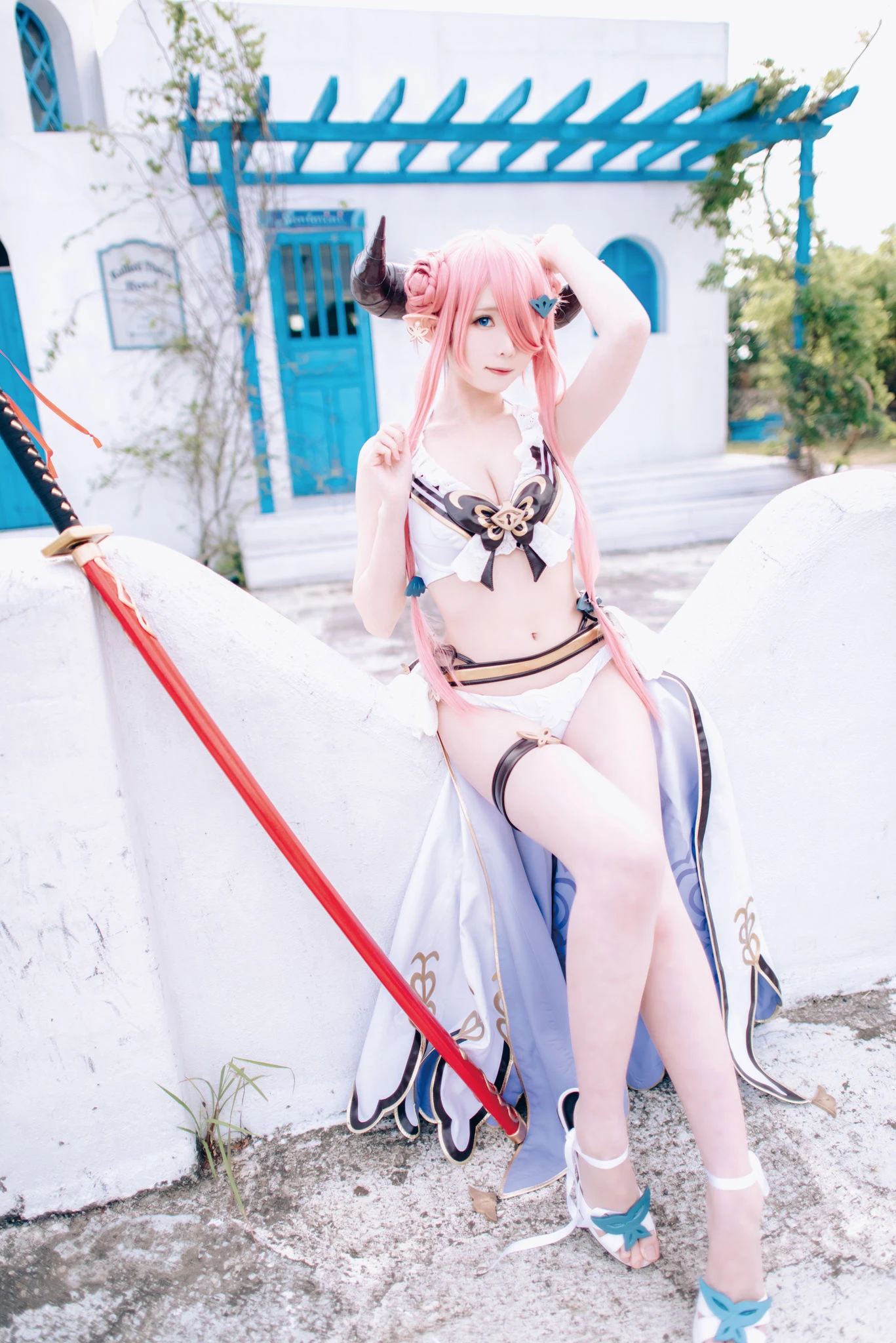 [Cosplay]朱雅琳寫真攝影大師作：朱雅琳清純於街拍演繹美胸神韻精選演繹 - 16