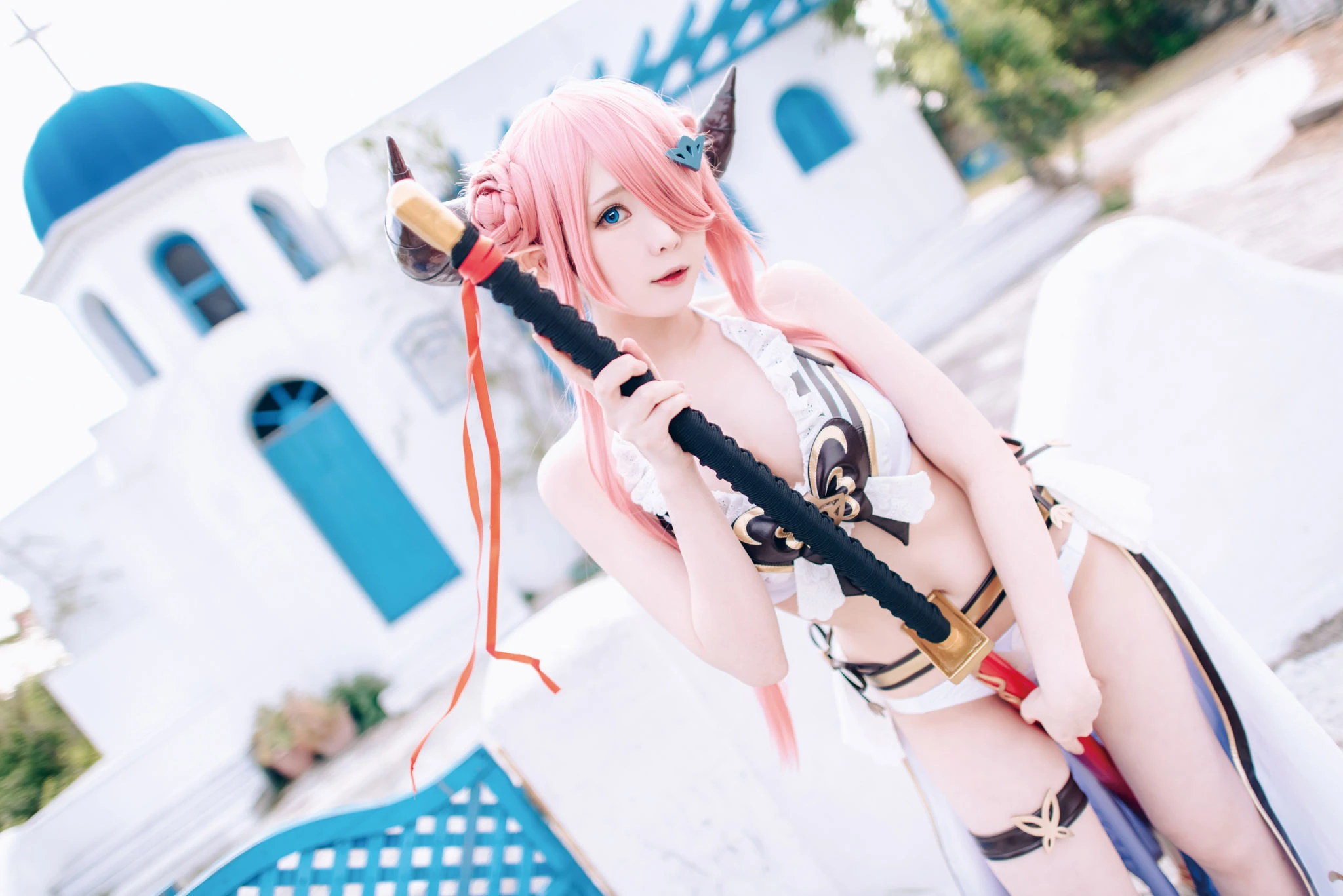 [Cosplay]朱雅琳寫真攝影大師作：朱雅琳清純於街拍演繹美胸神韻精選演繹 - 20