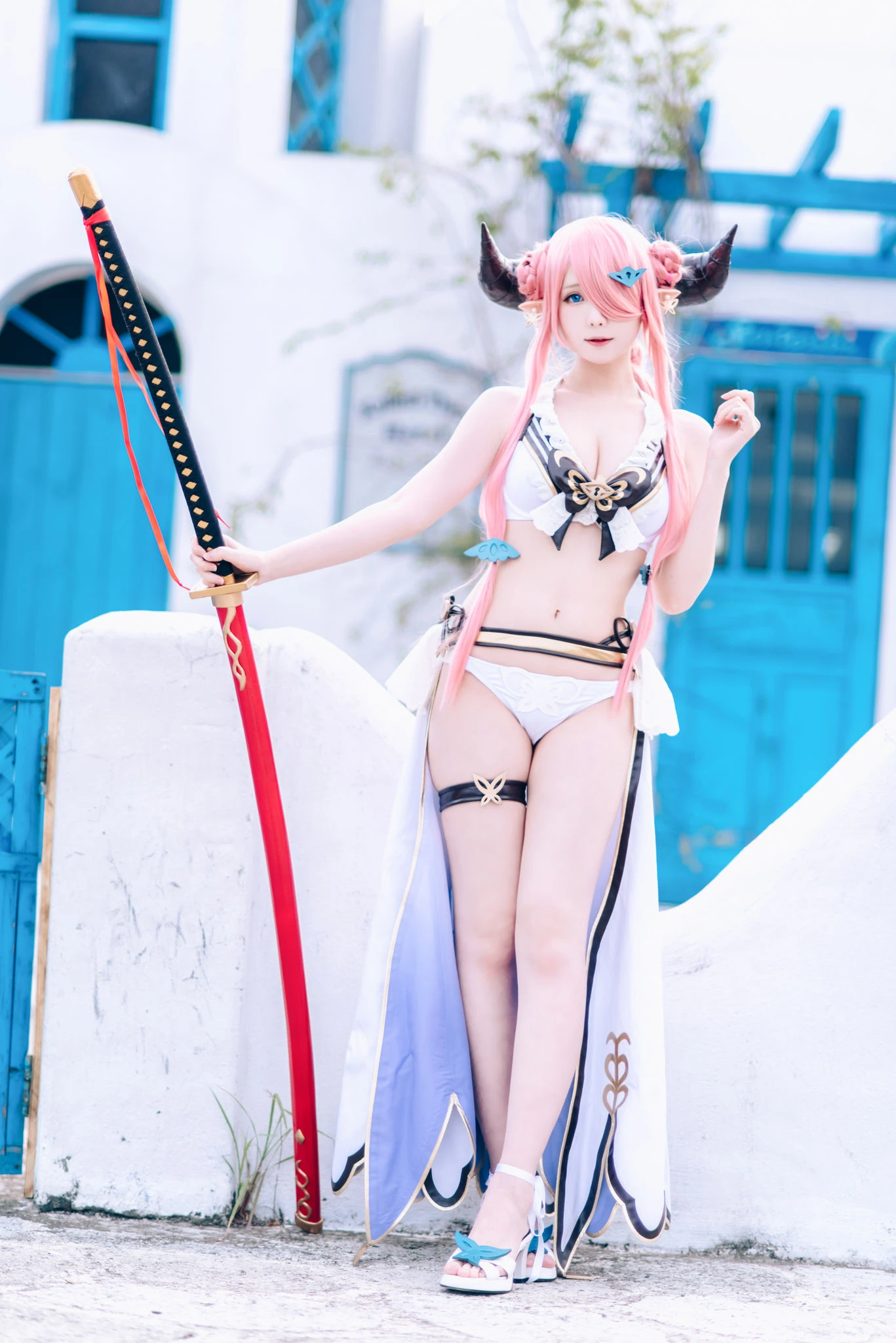 [Cosplay]朱雅琳寫真攝影大師作：朱雅琳清純於街拍演繹美胸神韻精選演繹 - 25