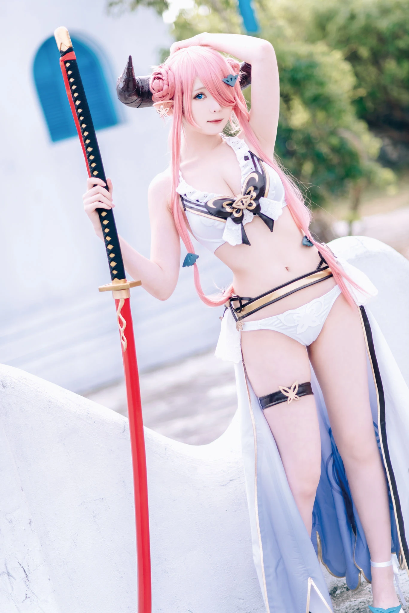 [Cosplay]朱雅琳寫真攝影大師作：朱雅琳清純於街拍演繹美胸神韻精選演繹 - 29