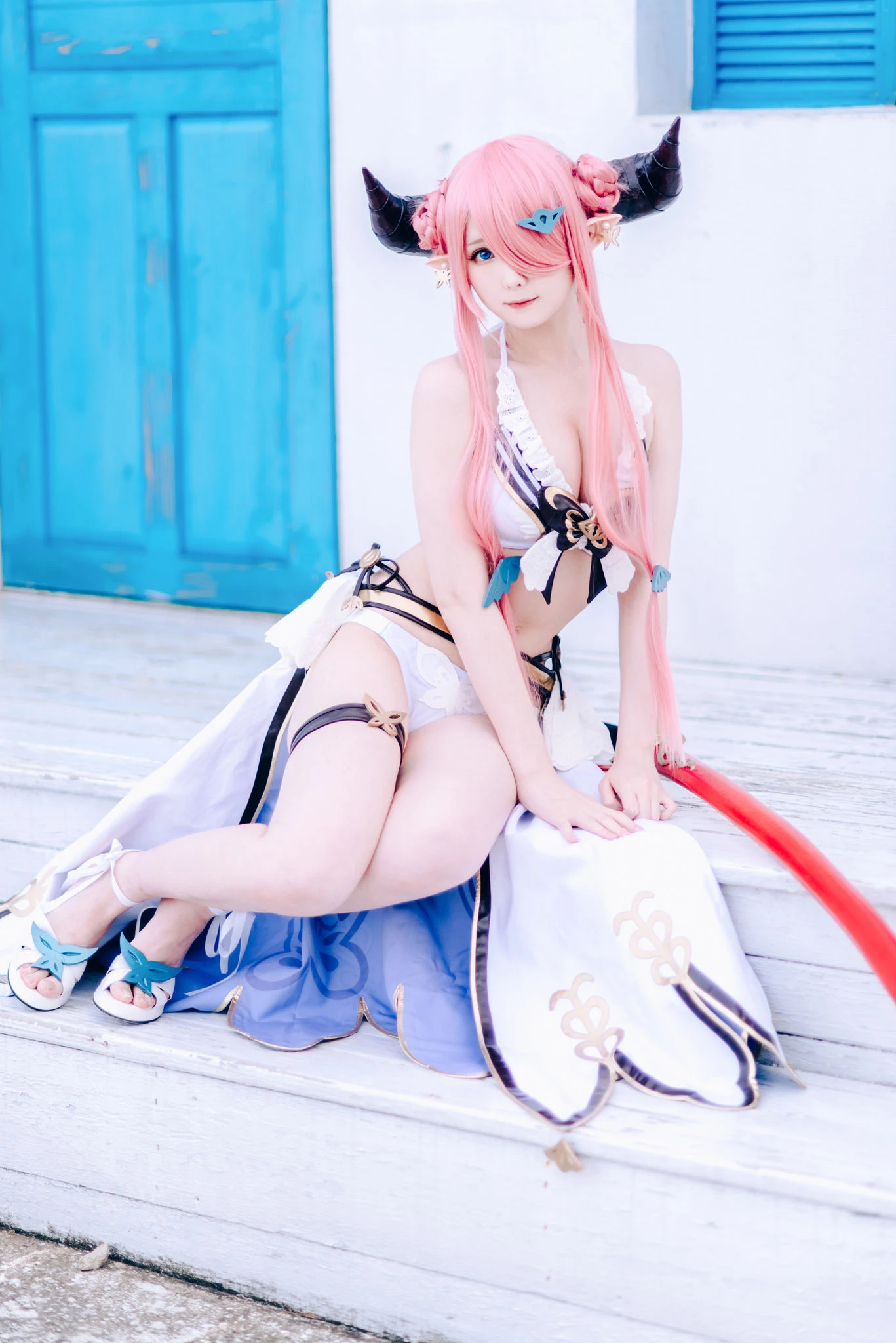[Cosplay]朱雅琳寫真攝影大師作：朱雅琳清純於街拍演繹美胸神韻精選演繹 - 31