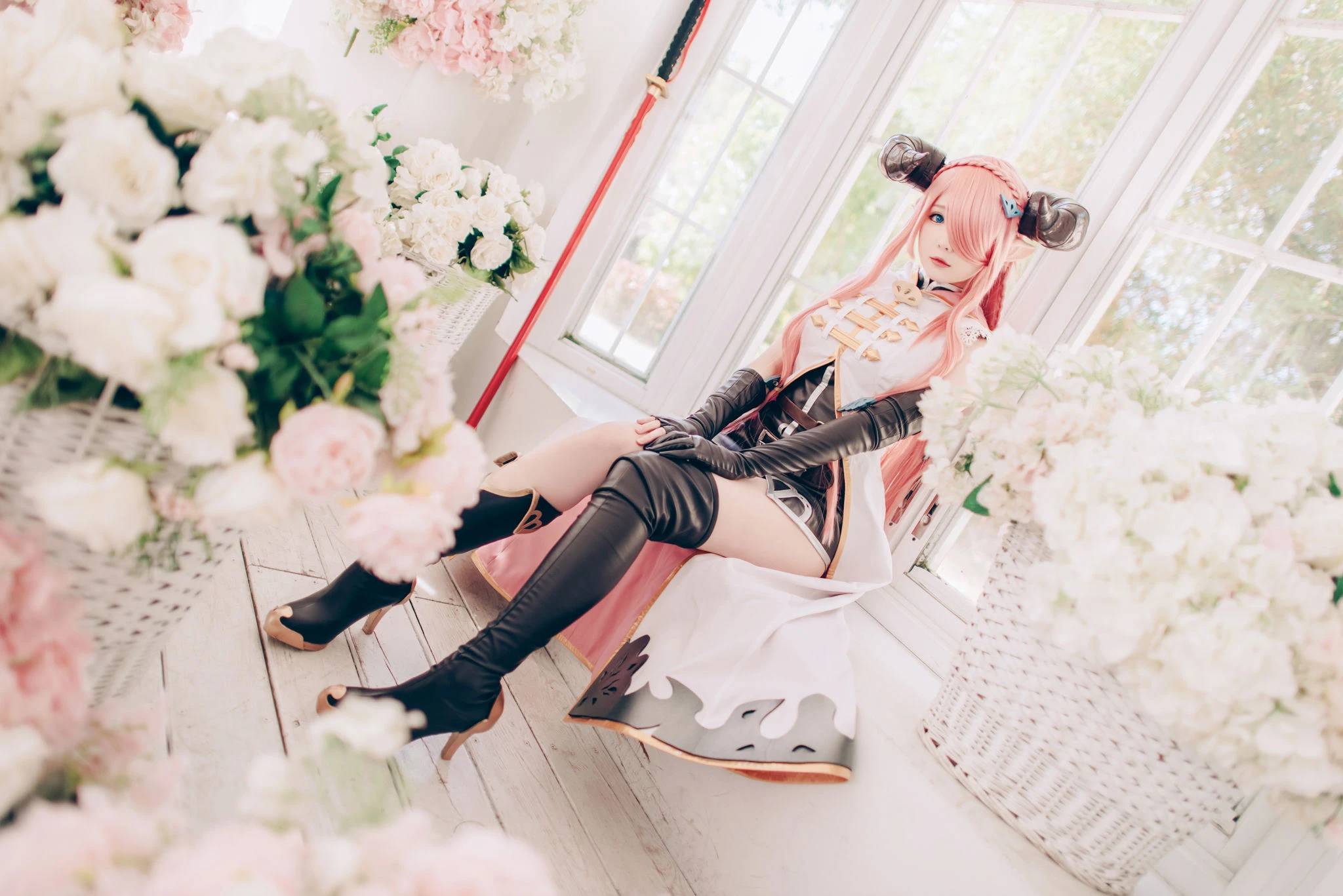 [Cosplay]朱雅琳寫真攝影大師作：朱雅琳清純於街拍演繹美胸神韻精選演繹 - 38