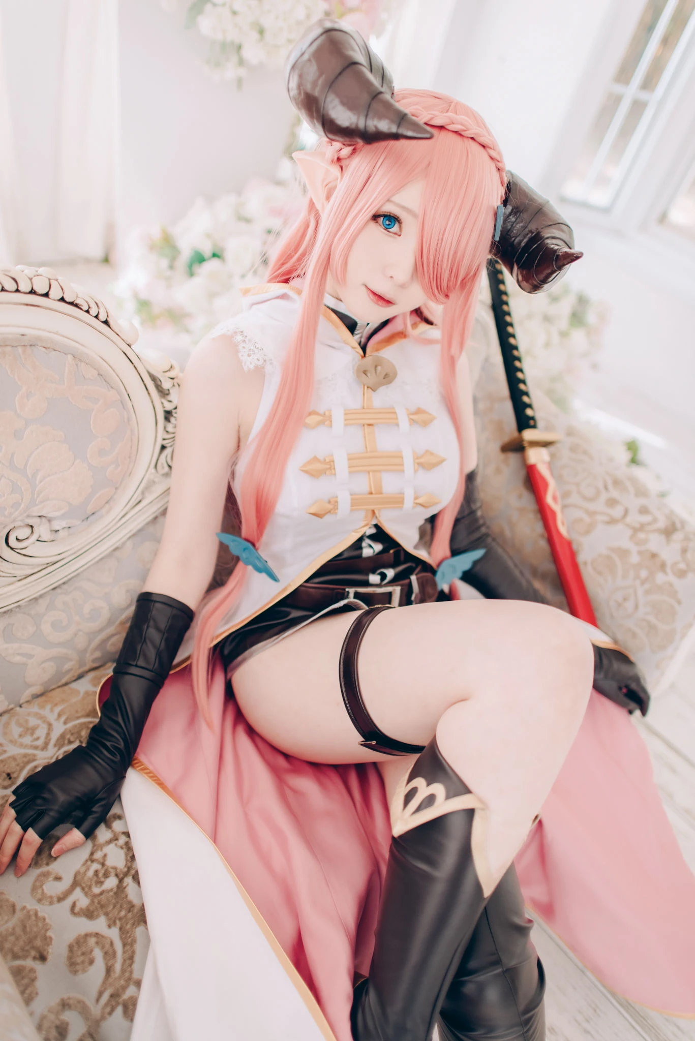 [Cosplay]朱雅琳寫真攝影大師作：朱雅琳清純於街拍演繹美胸神韻精選演繹 - 48